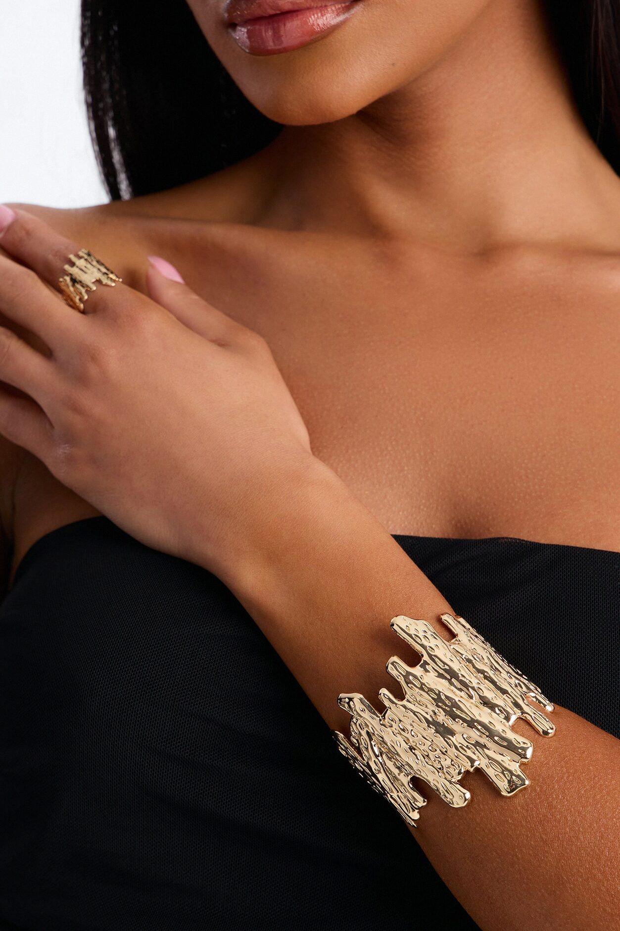 Reef Bliss Bracelet And Ring Set - Gold
