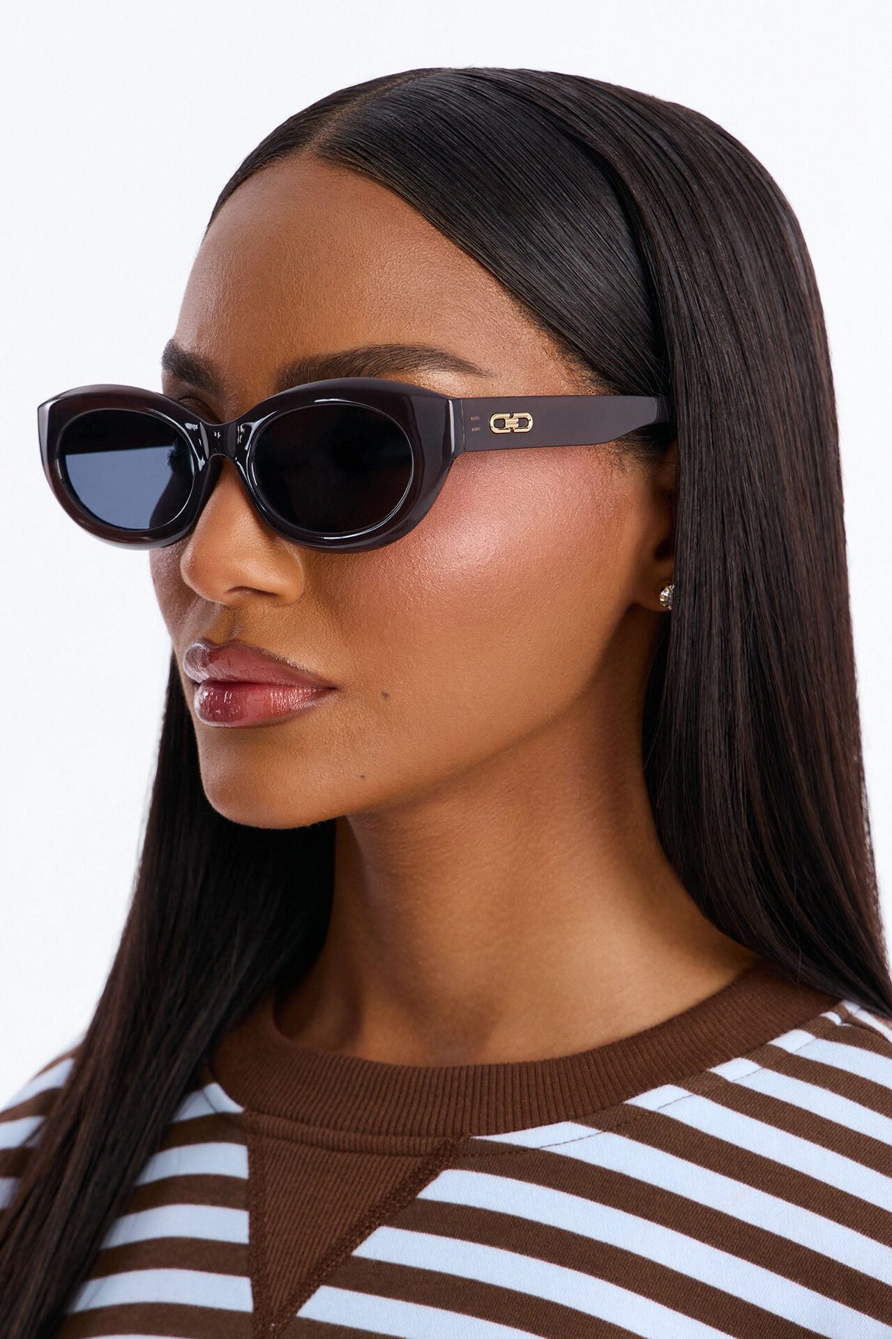 Gloss Gal Sunglasses - Brown