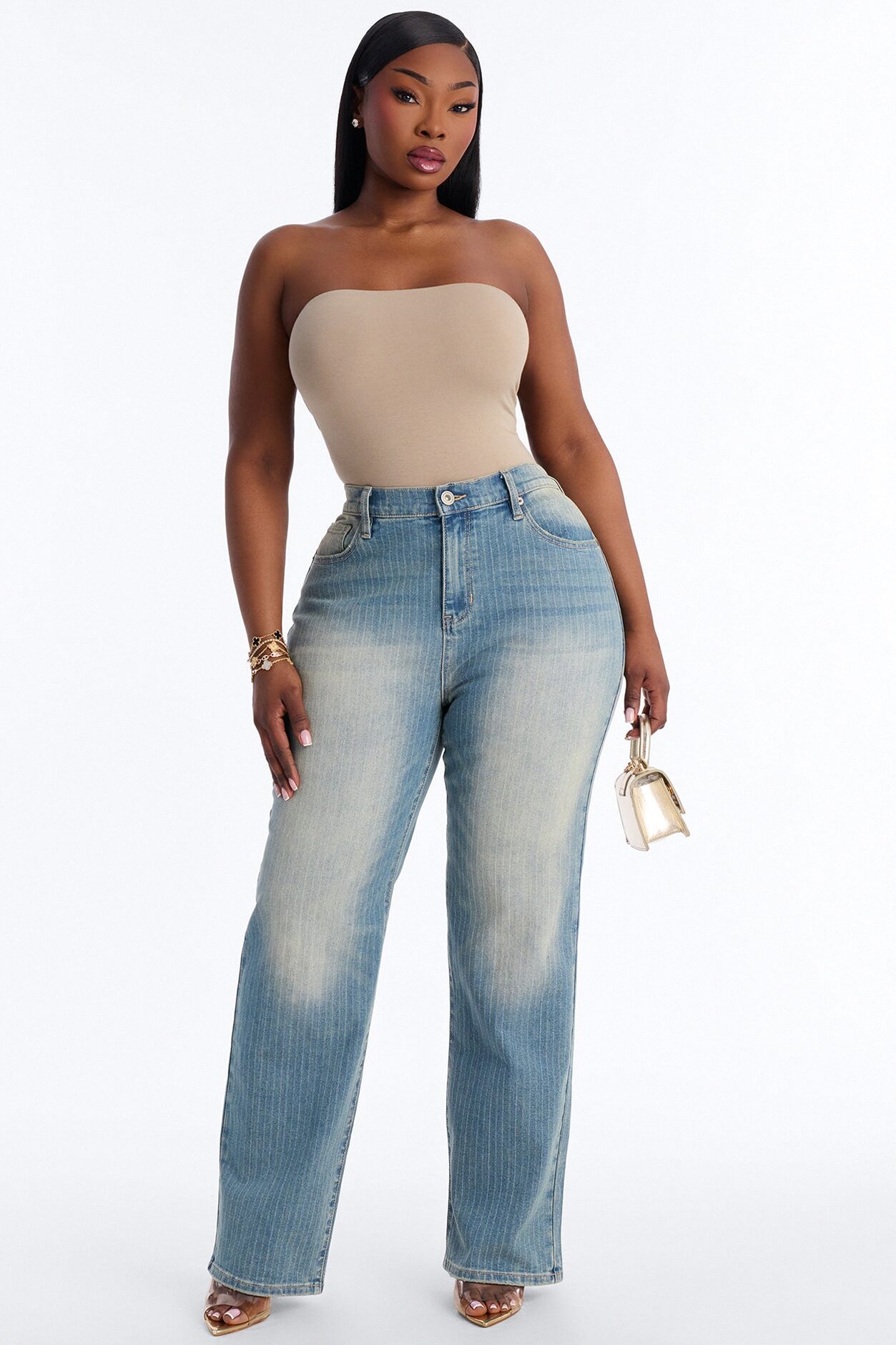Lyla Double Lined Tube Top - Olive