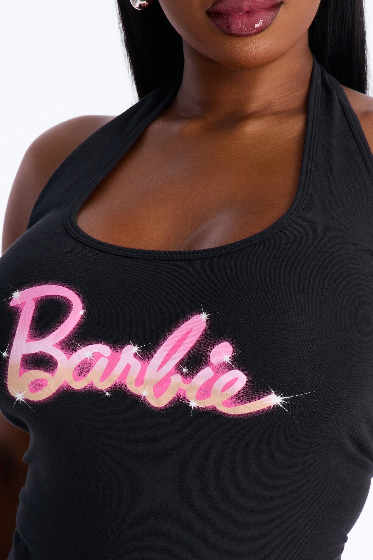 Barbie BHM Halter Top - Black