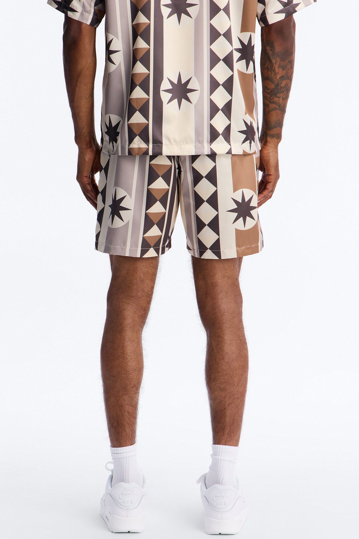 Toscana Geo Relaxed Short - Tan