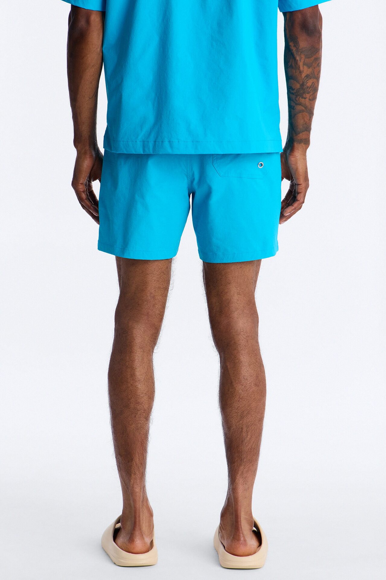 Montez Stretch Swim Trunk 6″ - Blue