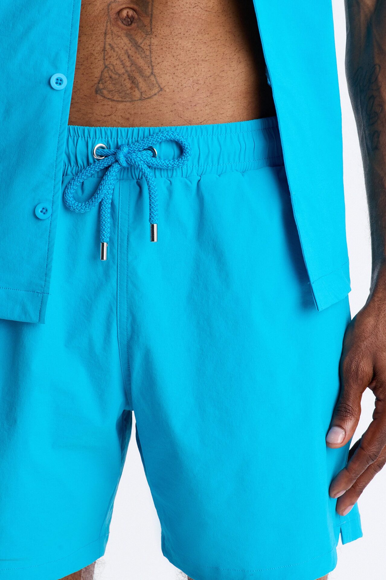 Montez Stretch Swim Trunk 6″ - Blue