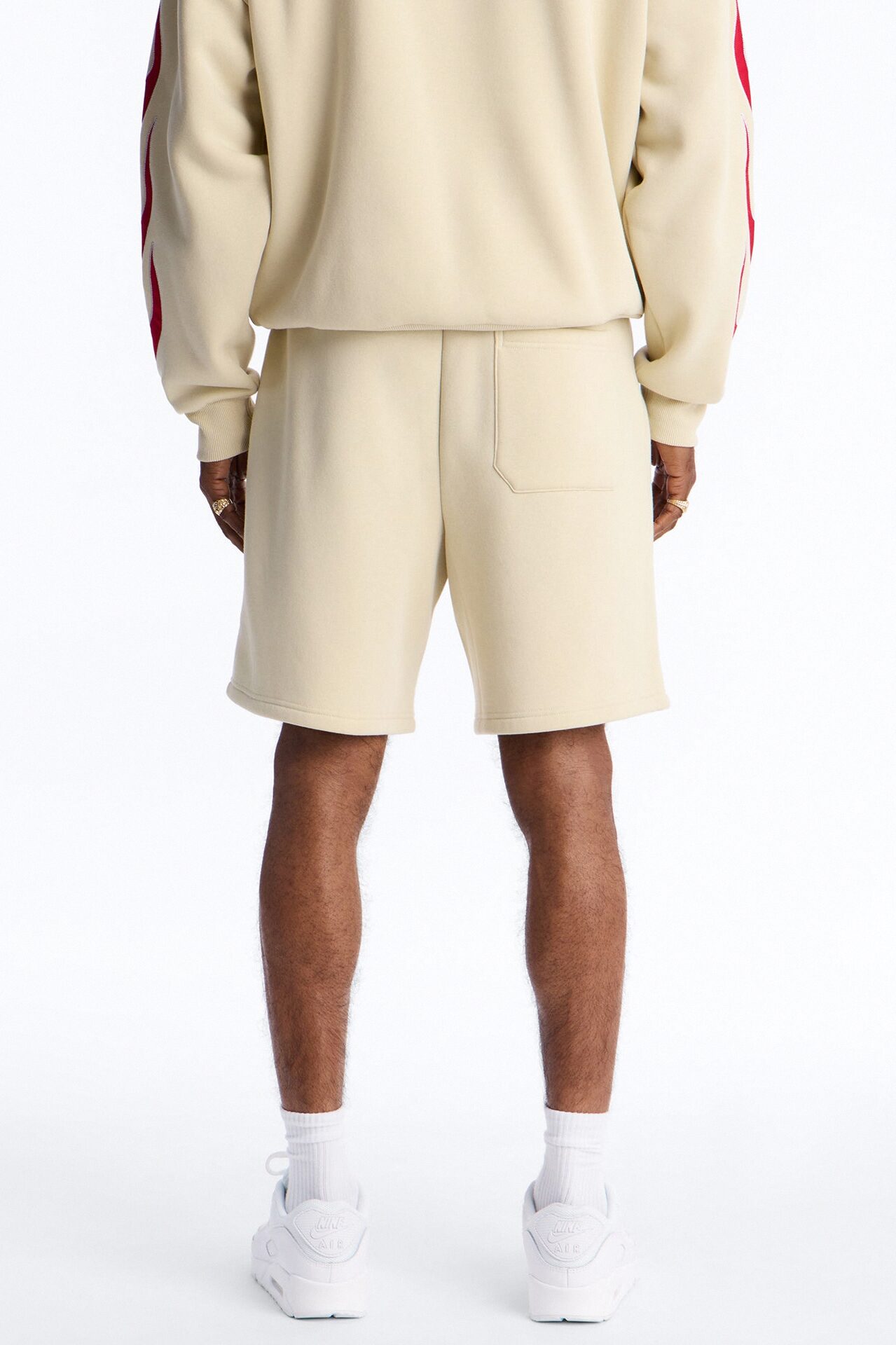 Scarface Embroidery Patch Sweatshorts - Khaki