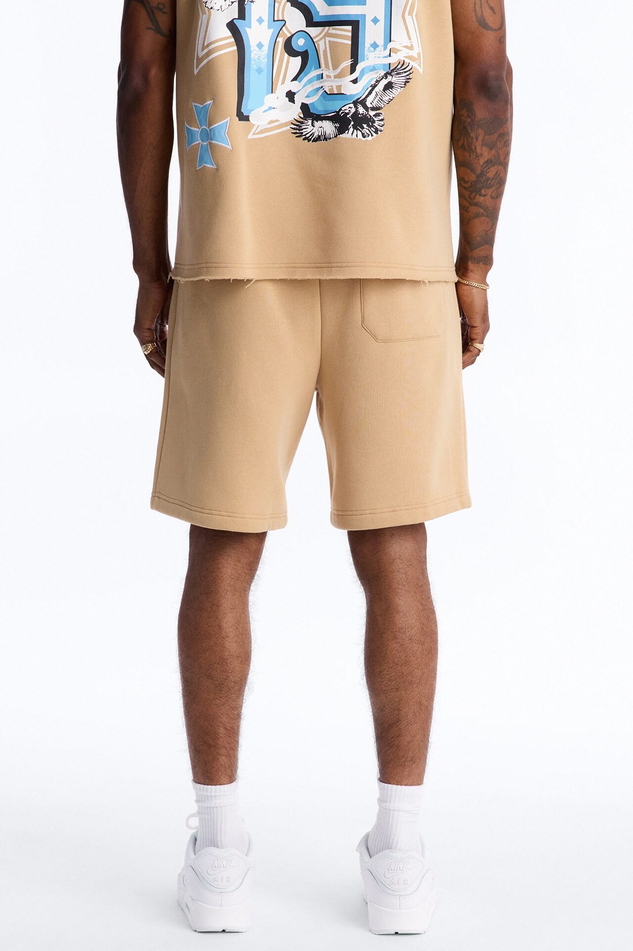 Eagles Fly Sweatshorts - Khaki