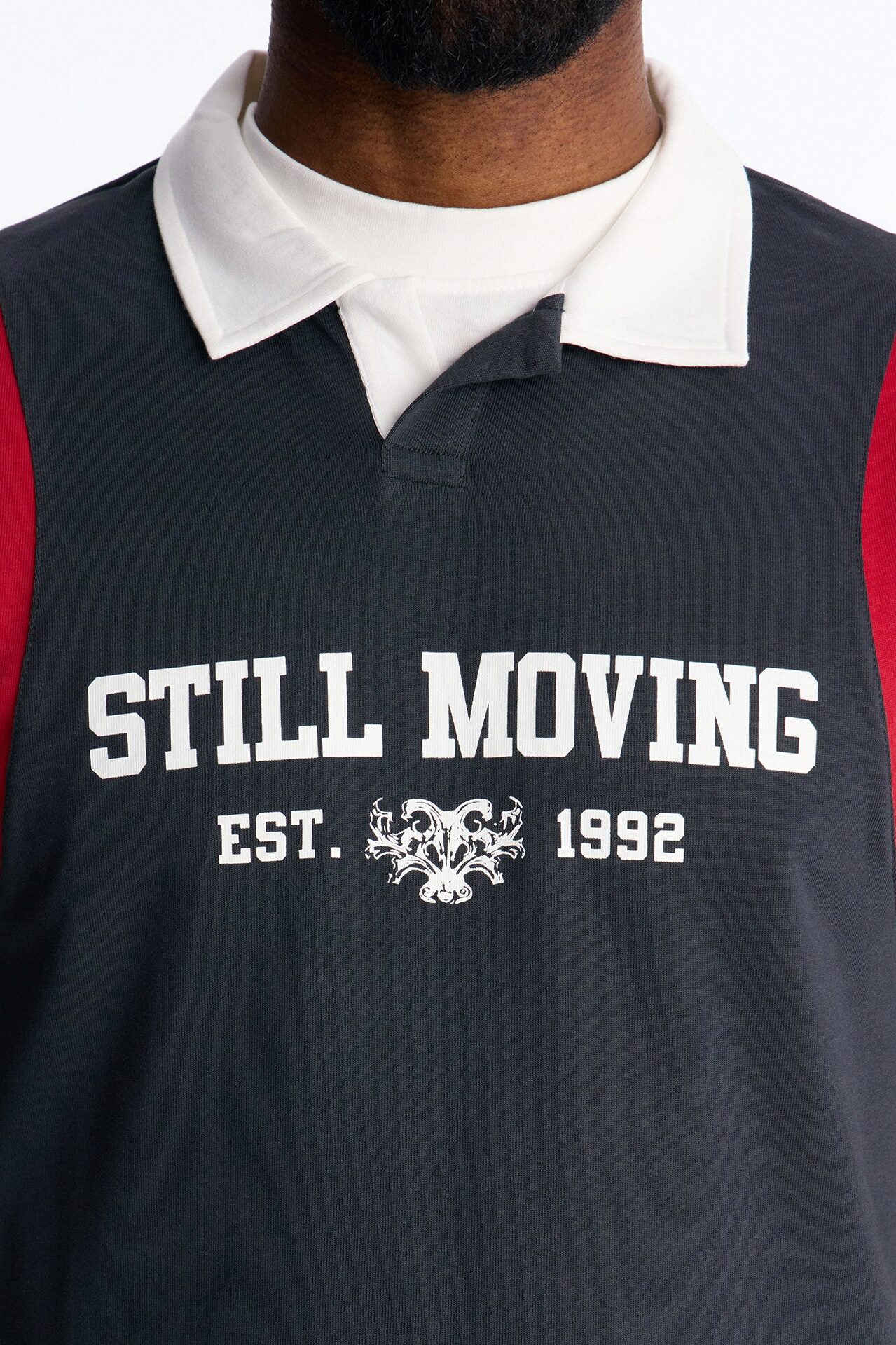 Relaxed Still Moving Polo - Black