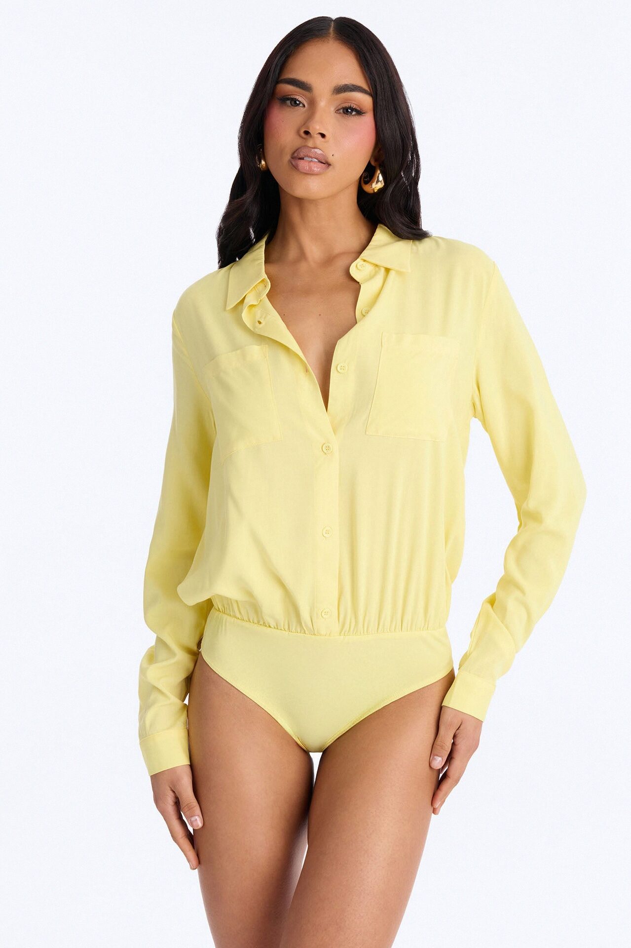 You Better Work Bodysuit - Yellow
