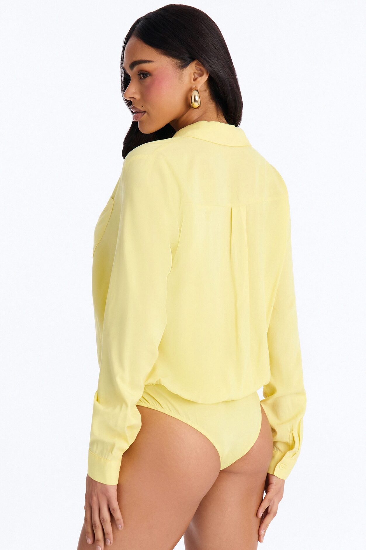 You Better Work Bodysuit - Yellow