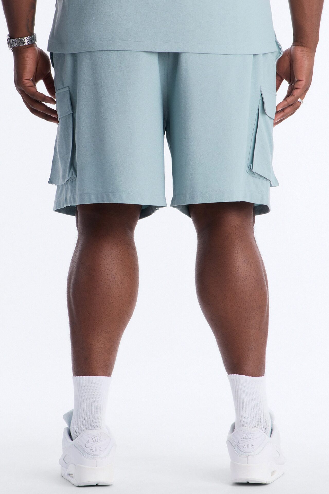 Golden Hour Relaxed Cargo Short - Slate Grey