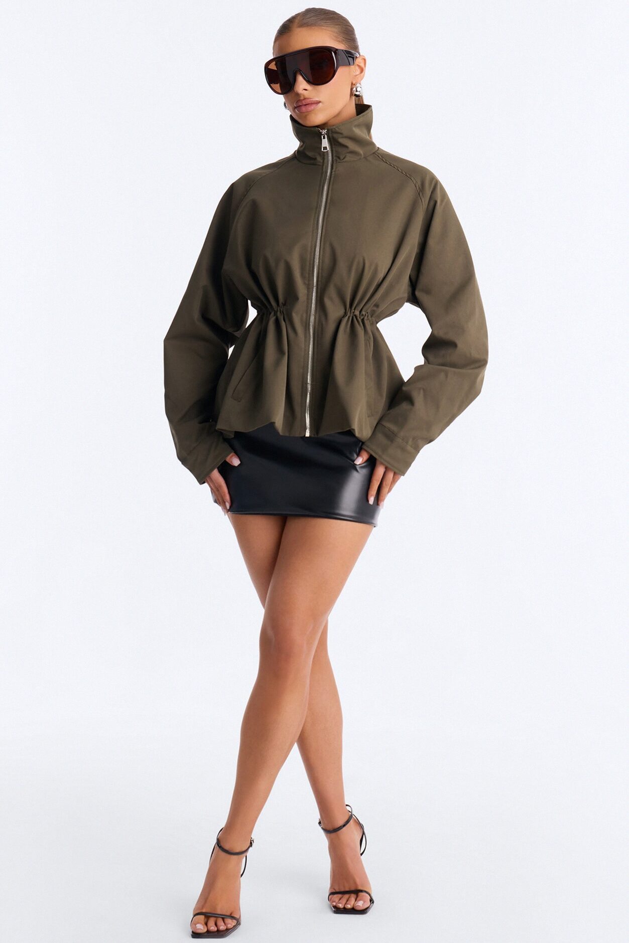 On Duty Funnel Neck Utility Anorak - Olive