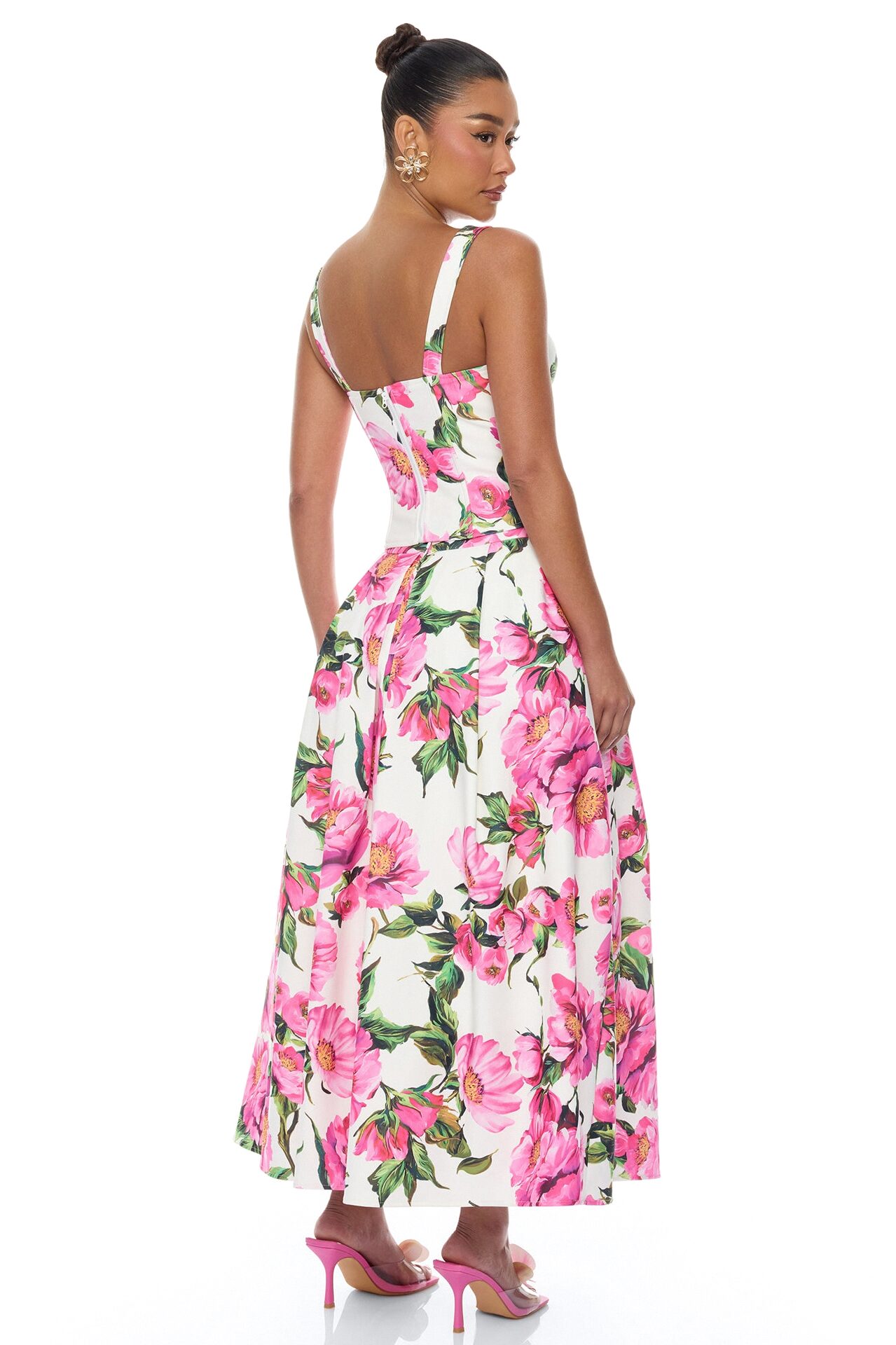 Meadow Muse Corset Skirt Set - Pink/combo