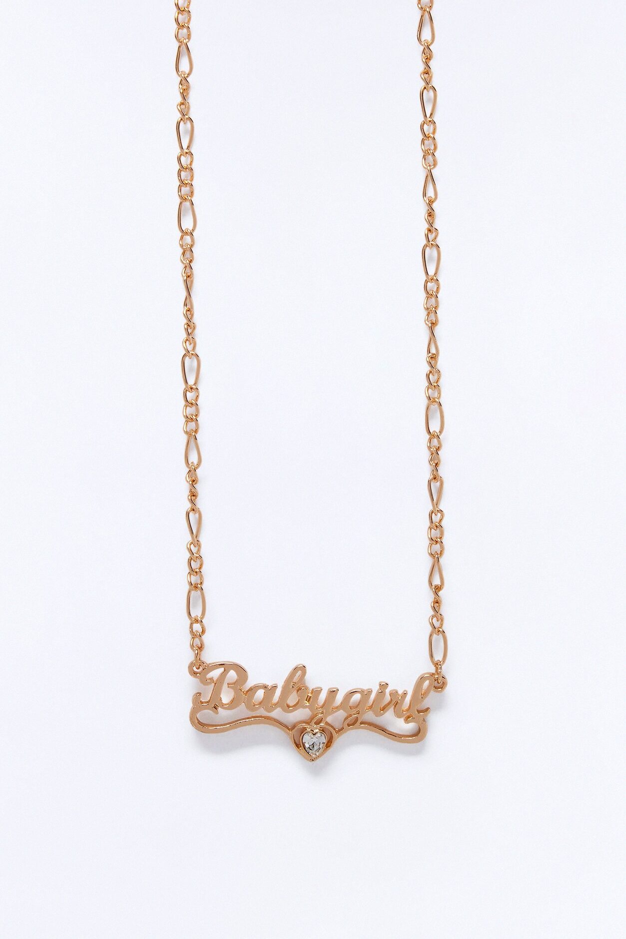 Mini Babygirl Necklace - Gold