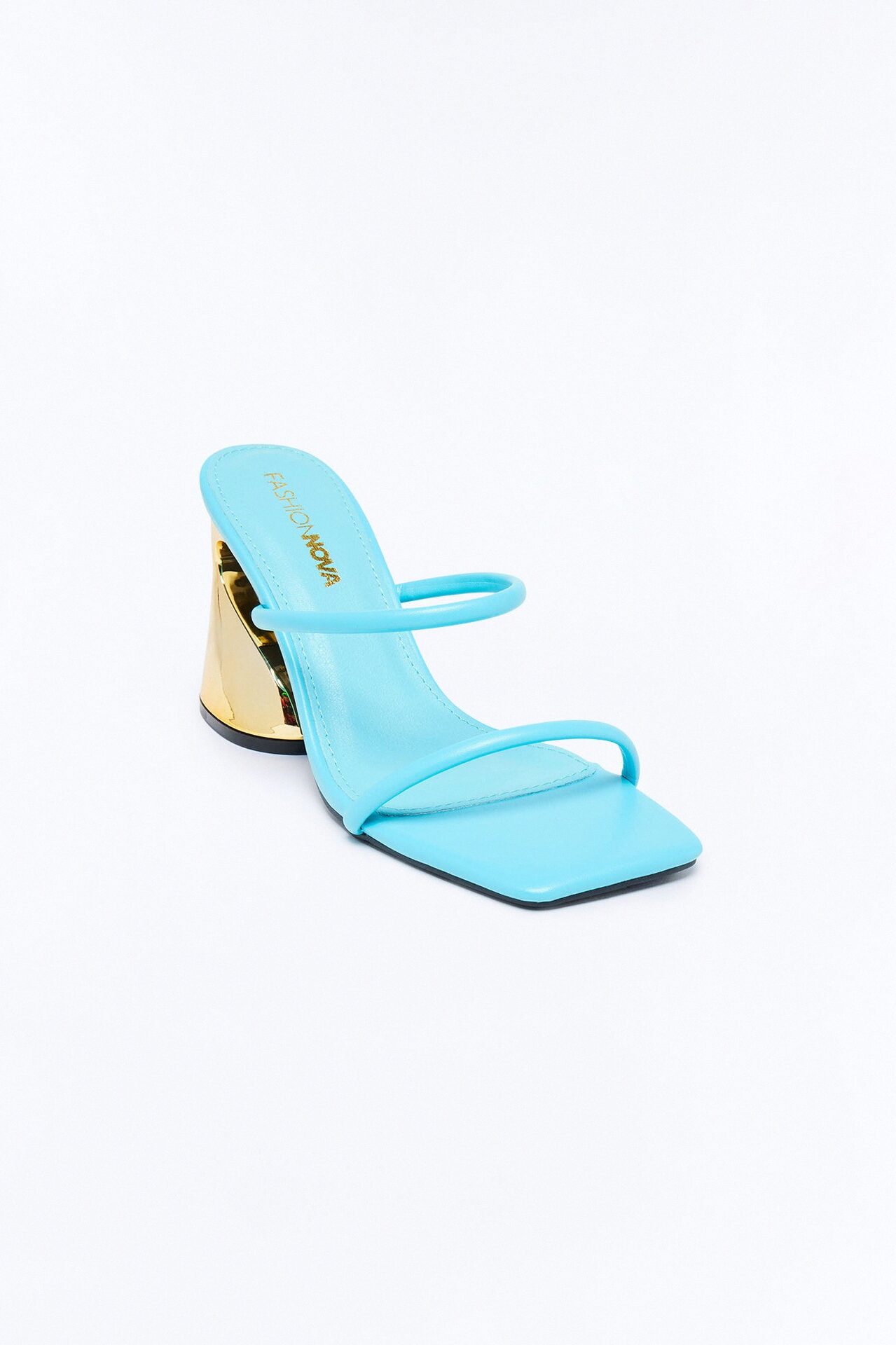 Try Your Luck Novelty Mules - Turquoise