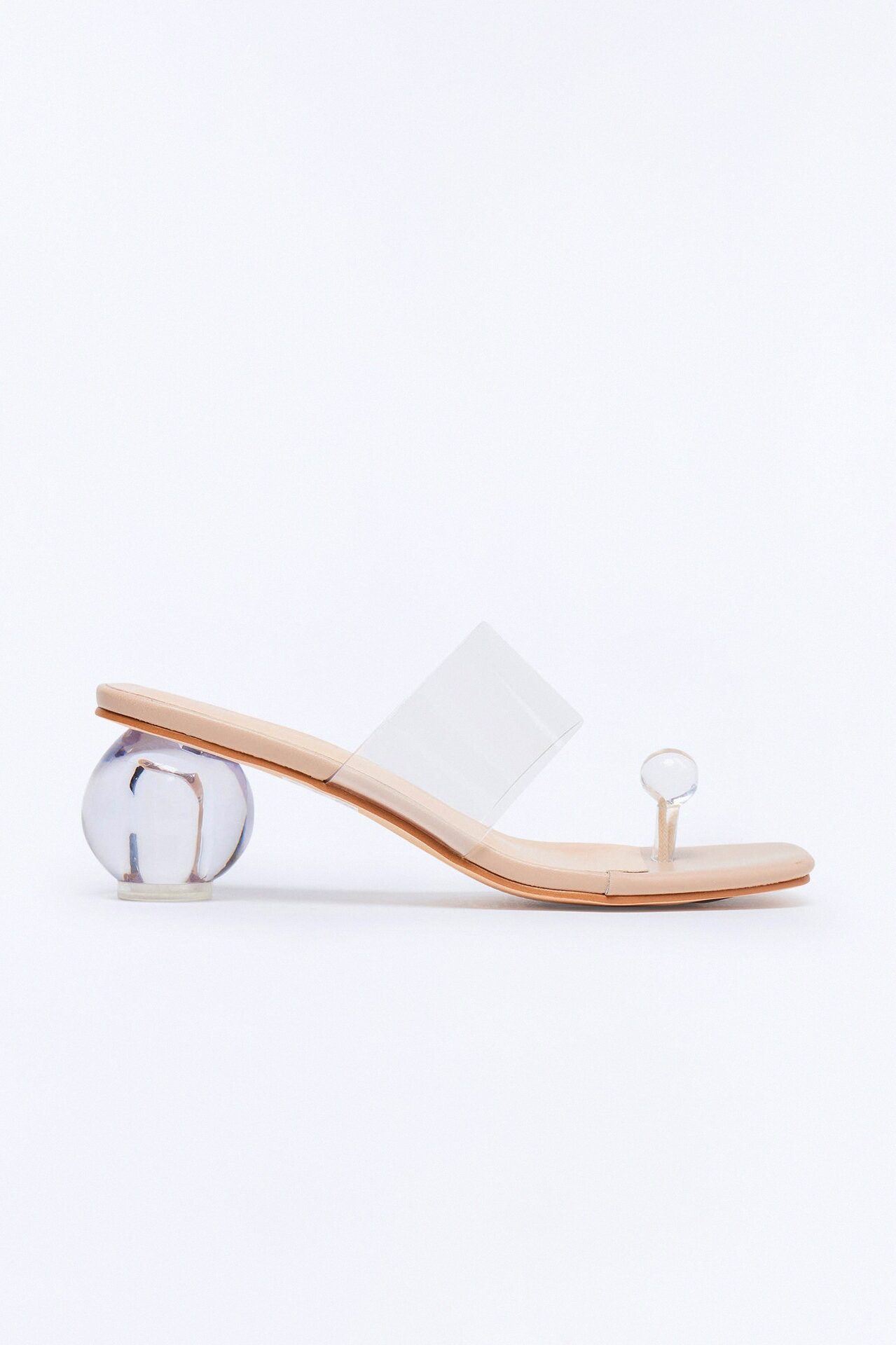 Popular Toe Ring Novelty Heels - Clear