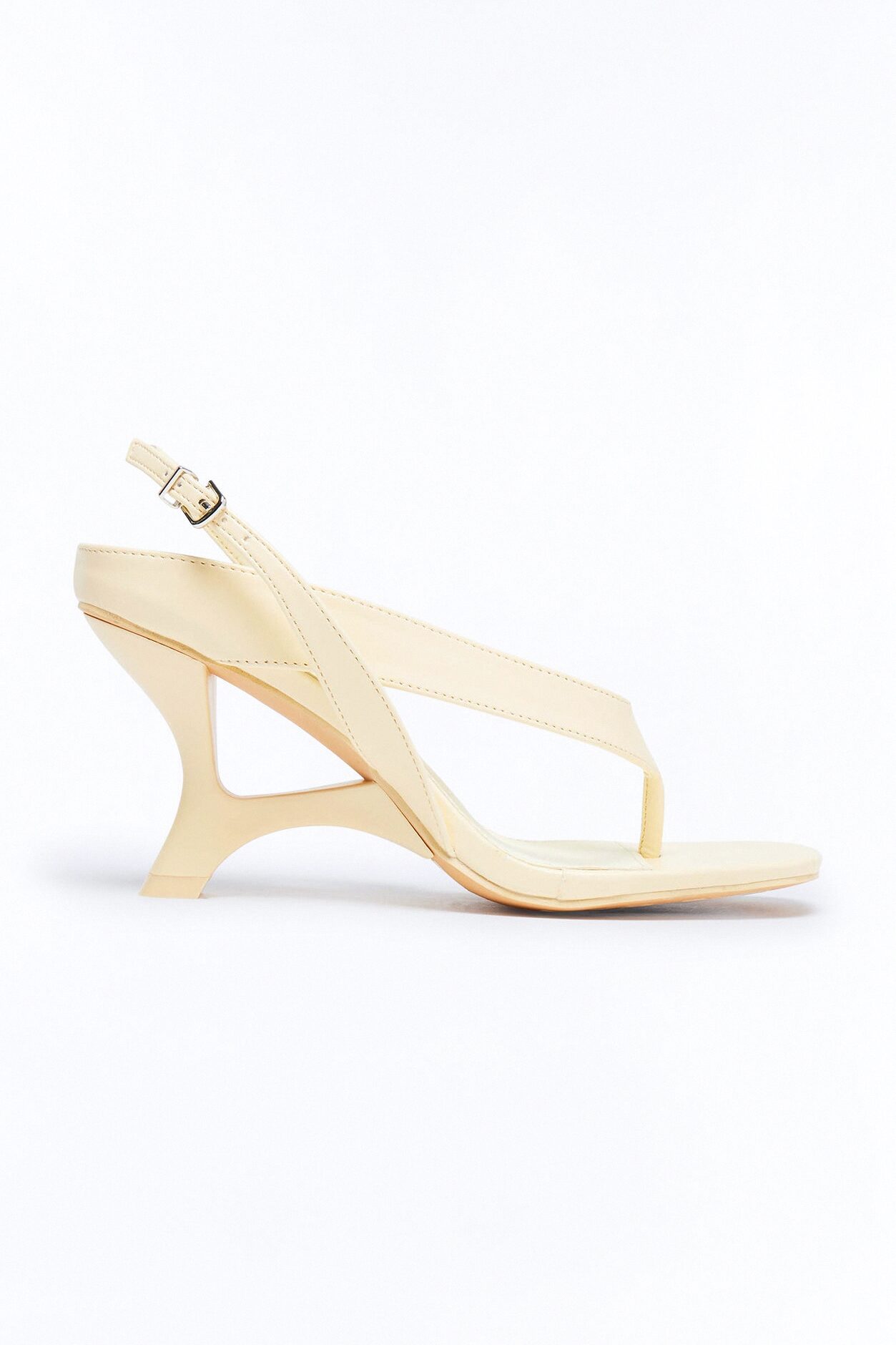 Clarence Novelty Slingback Wedges - Yellow