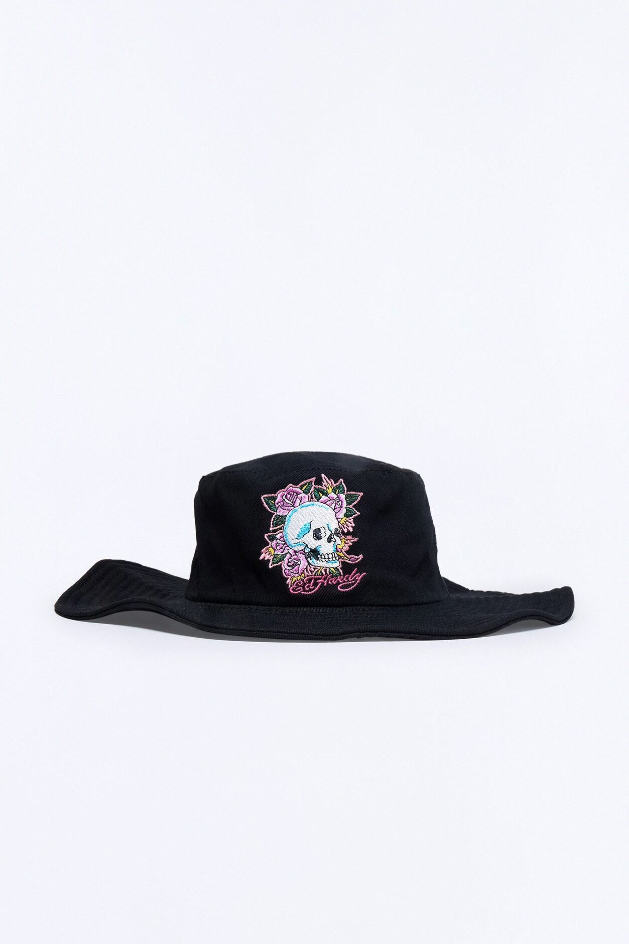 Dark Thoughts Ed Hardy Bucket Hat - Black/combo
