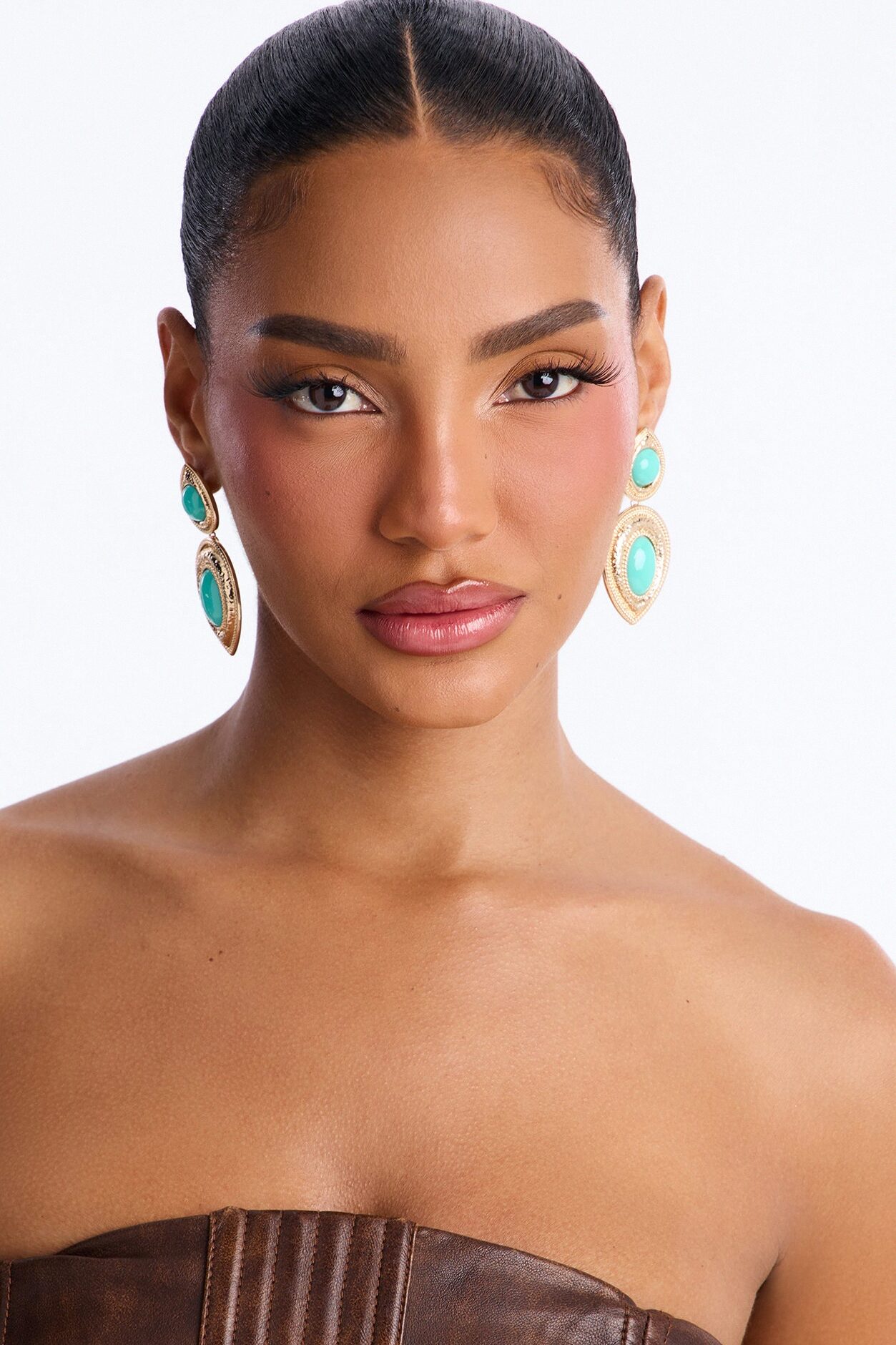 Serenity Drop Earrings - Turquoise