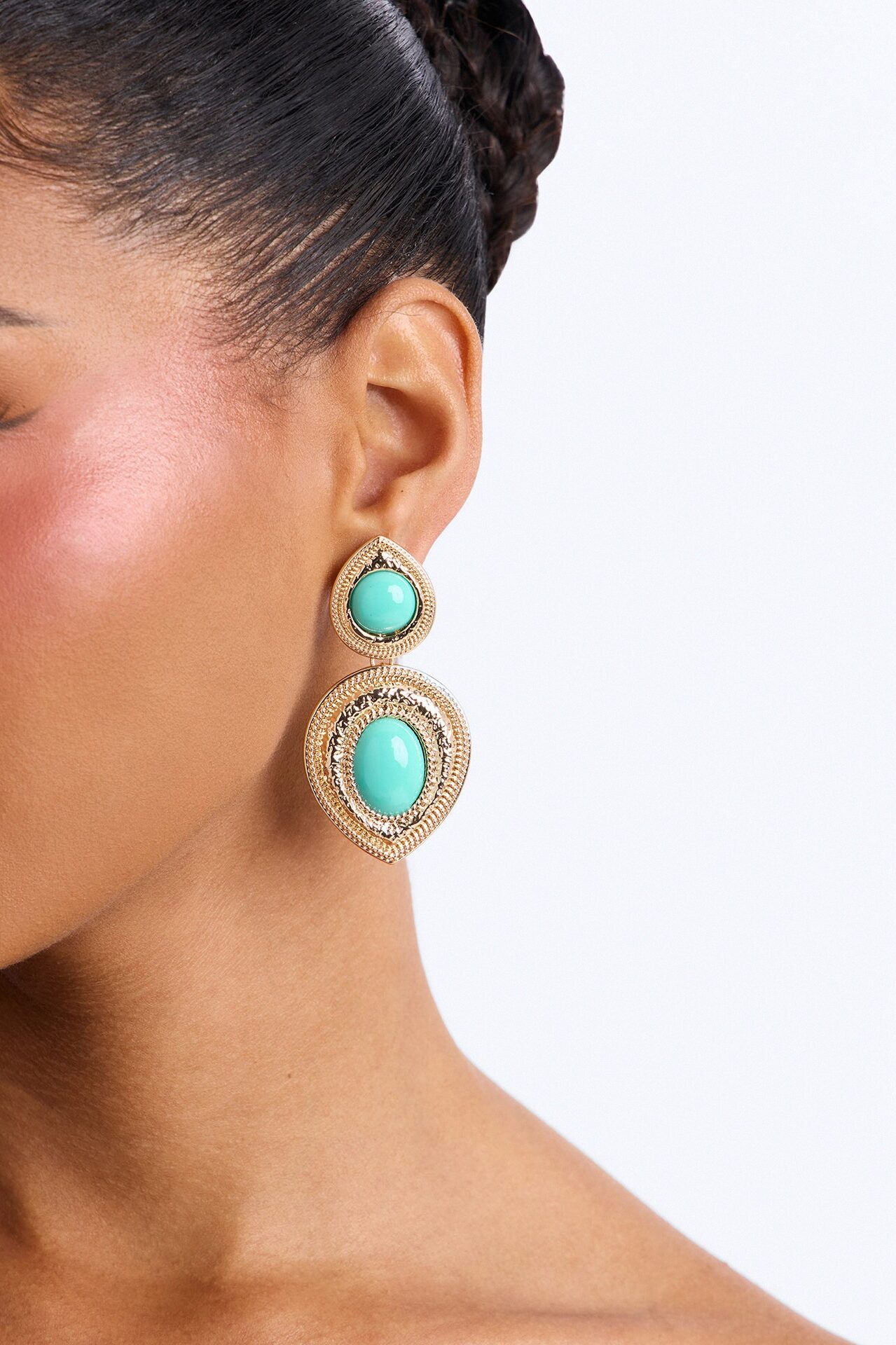 Serenity Drop Earrings - Turquoise
