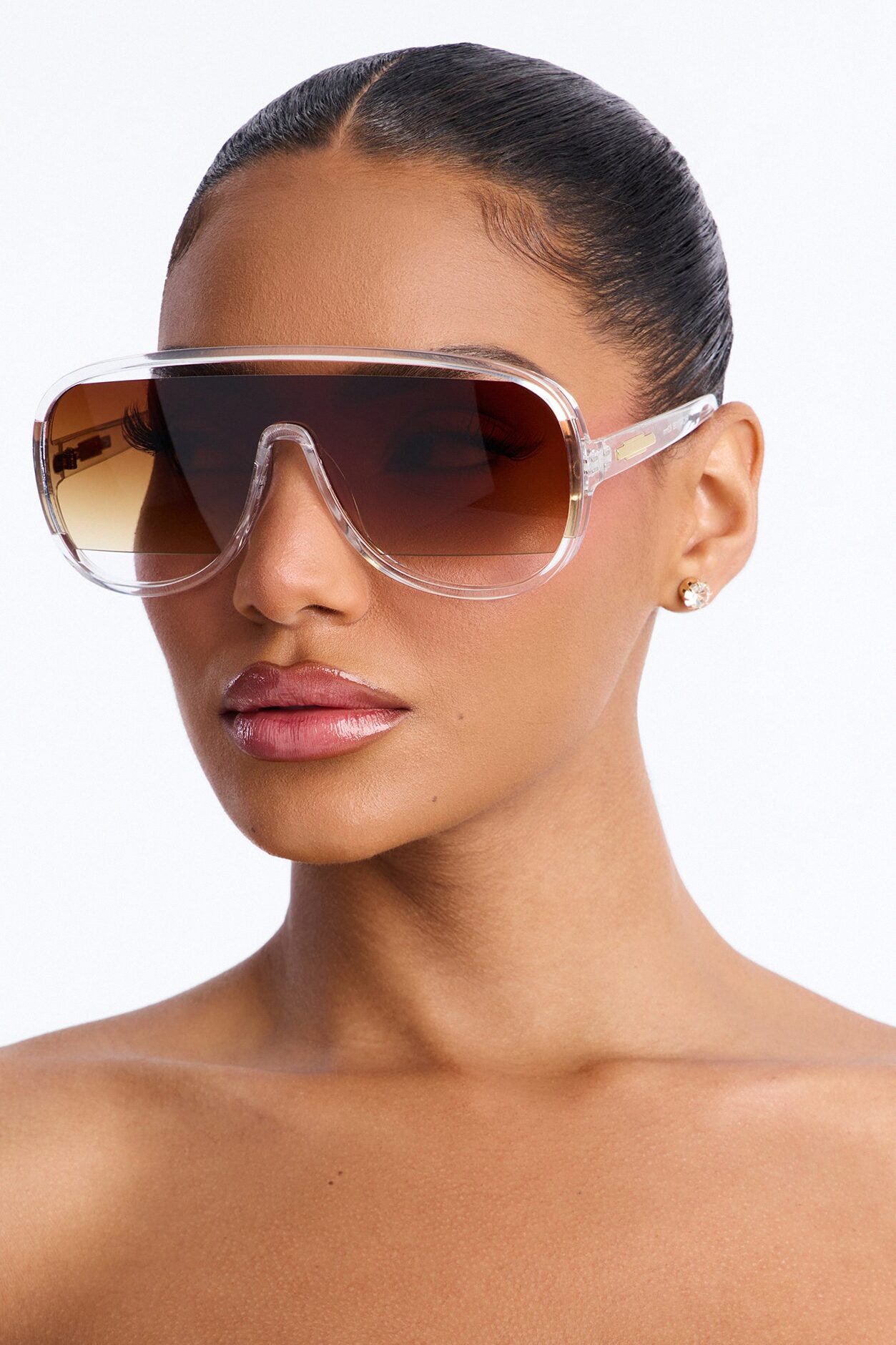 Keep Them Off Aviator Sunglasses - Clear