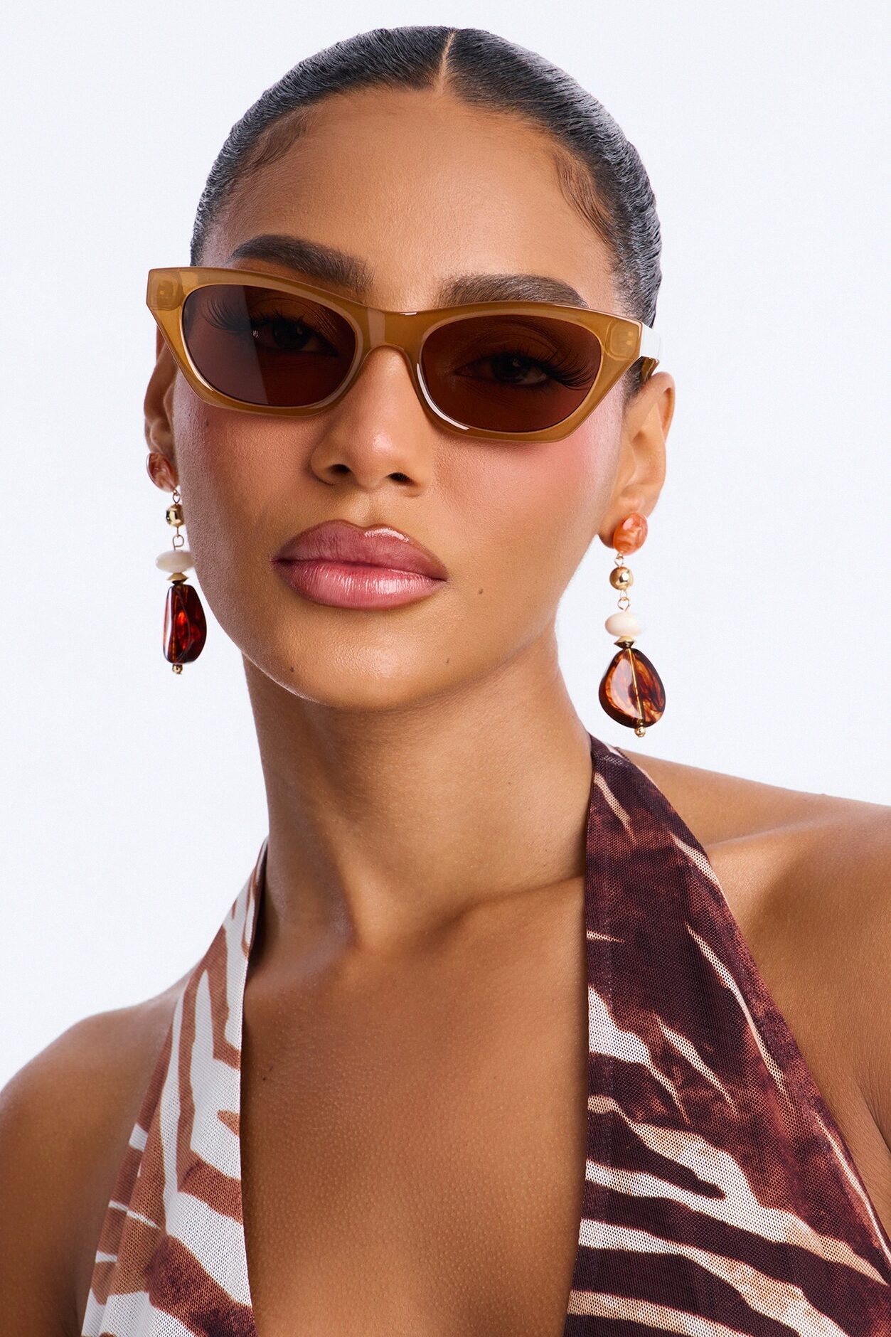 Coconut Kiss Sunglasses - Nude