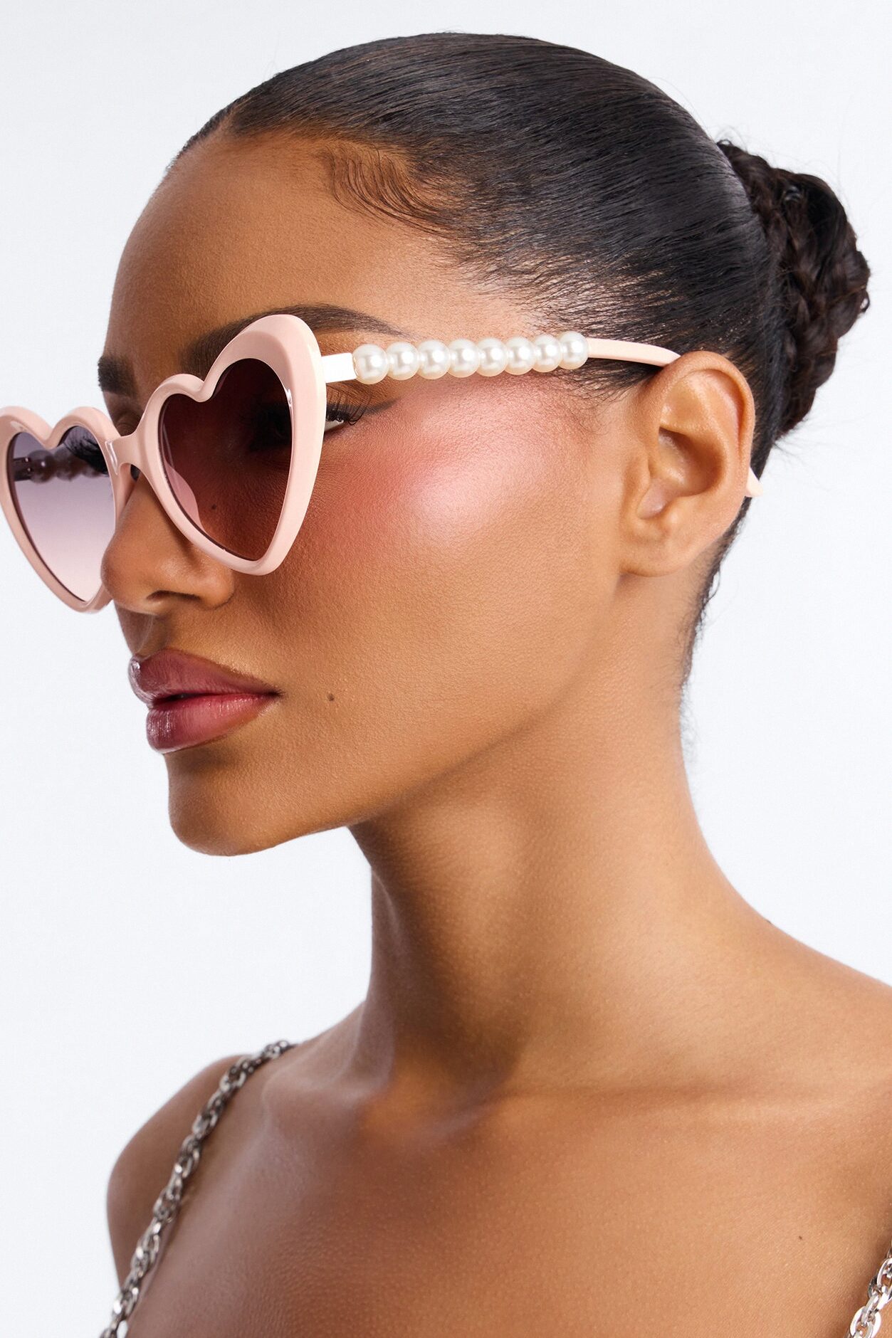 Forever Yours Heart Sunglasses - Pink