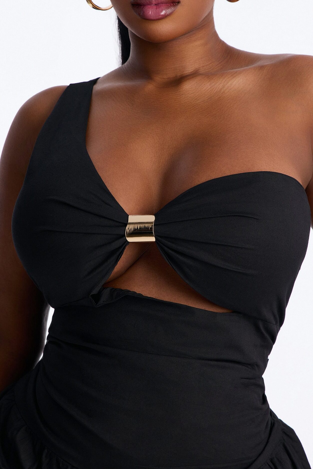 Priya Balloon Leg Jumpsuit - Black