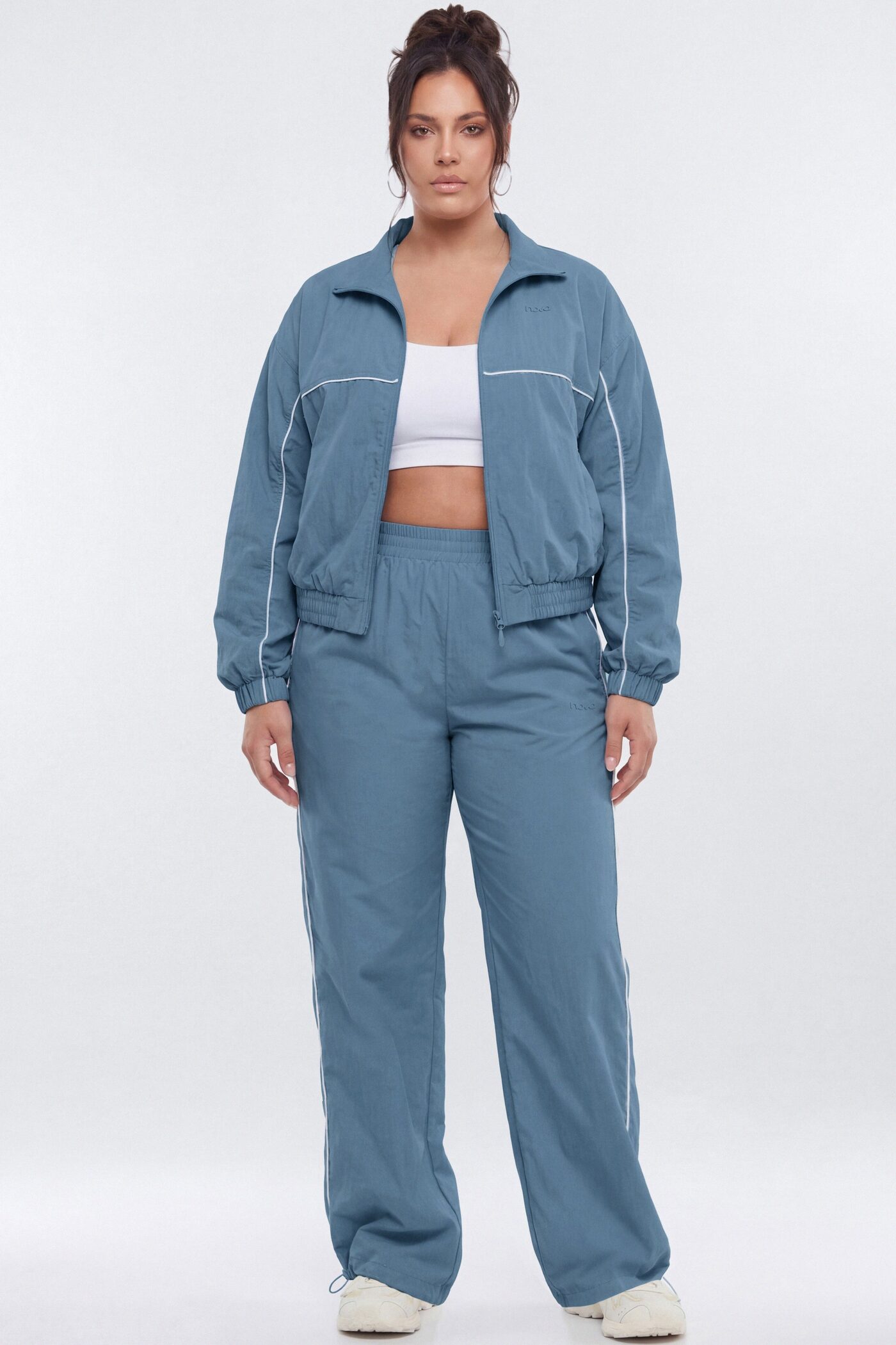 CoreNylon 32″ Pocket Track Pant - Soft Indigo