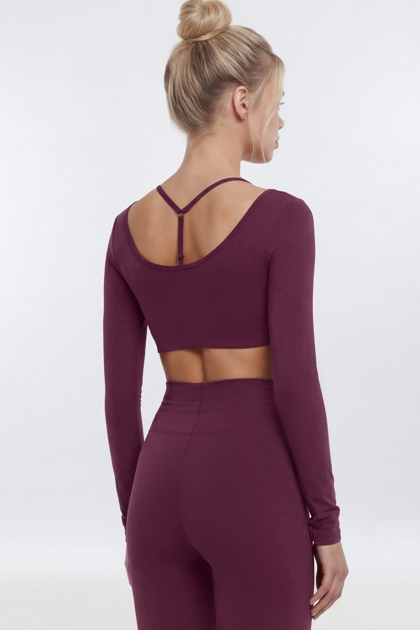 ProStretch™ Long Sleeve Sports Top - Merlot