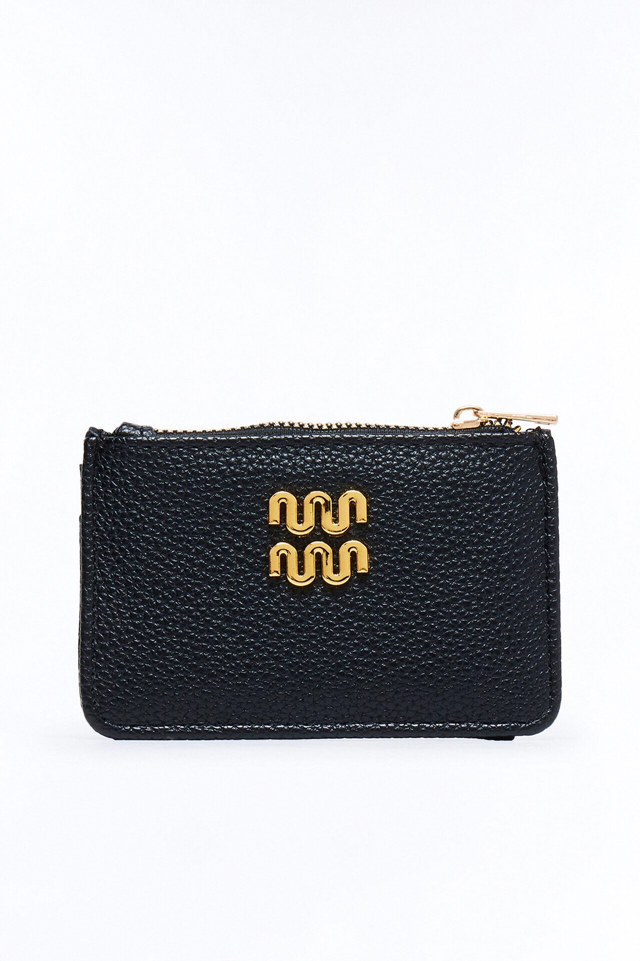 First Impression Faux Leather Cardholder - Black