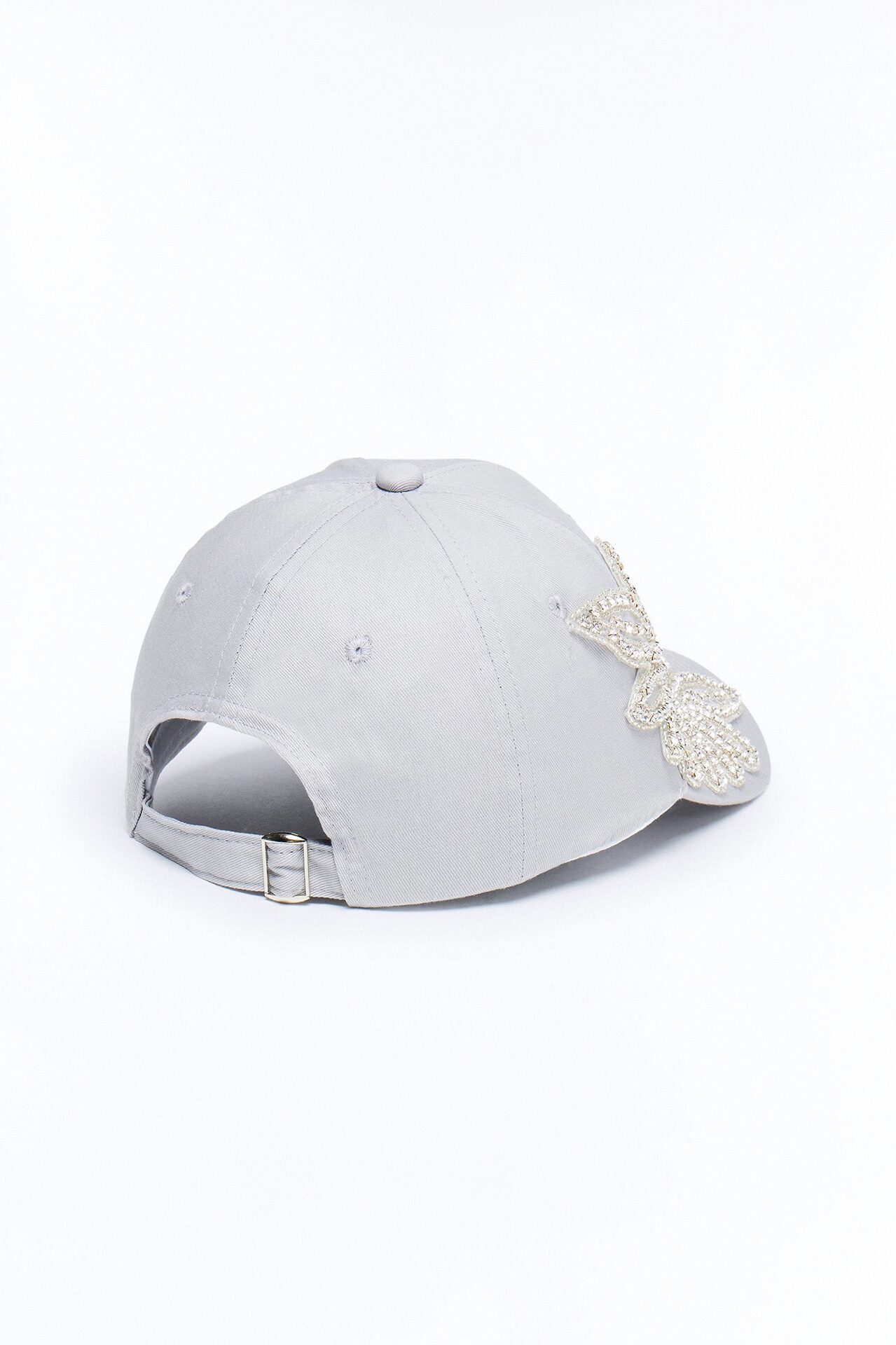 In My City LA Embellished Baseball Hat - Grey