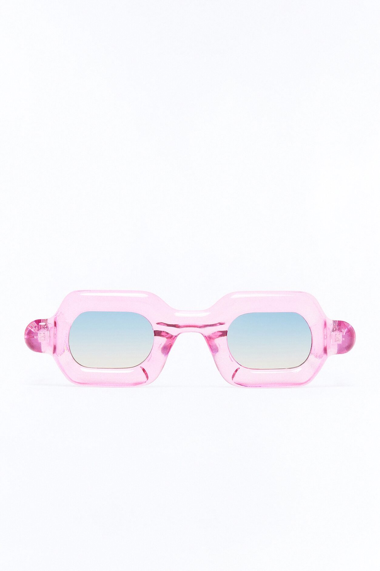 Gummy Bear Square Sunglasses - Pink