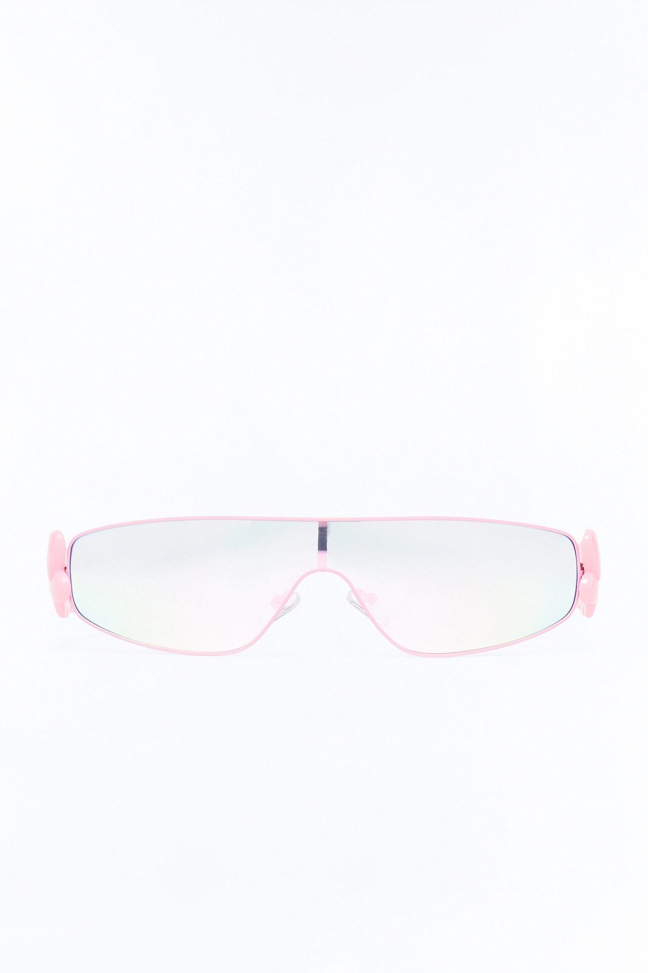 Love Bomb Shield Sunglasses - Pink