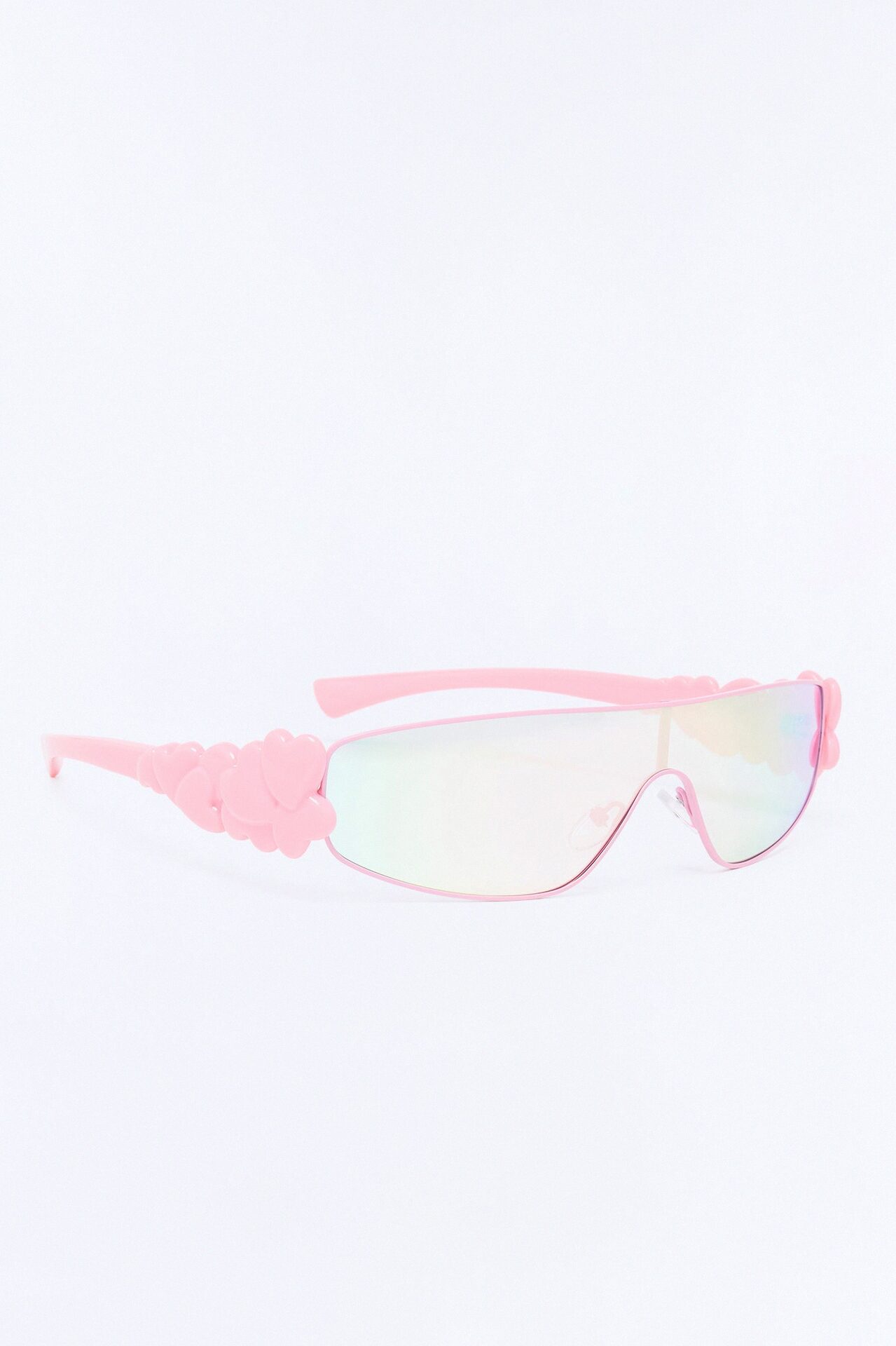 Love Bomb Shield Sunglasses - Pink
