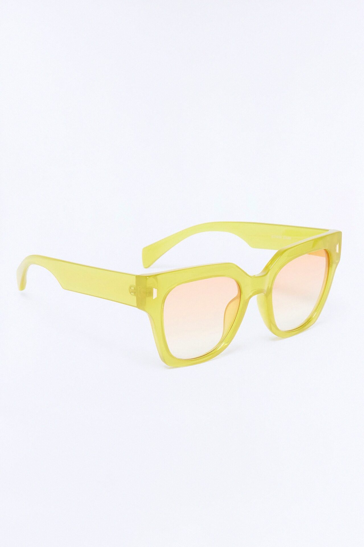 Wishing For Sunshine Sunglasses - Chartreuse