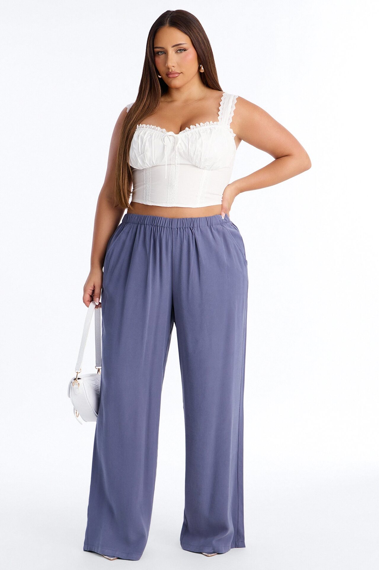Coffee Break Straight Leg Pant 33″ - Navy