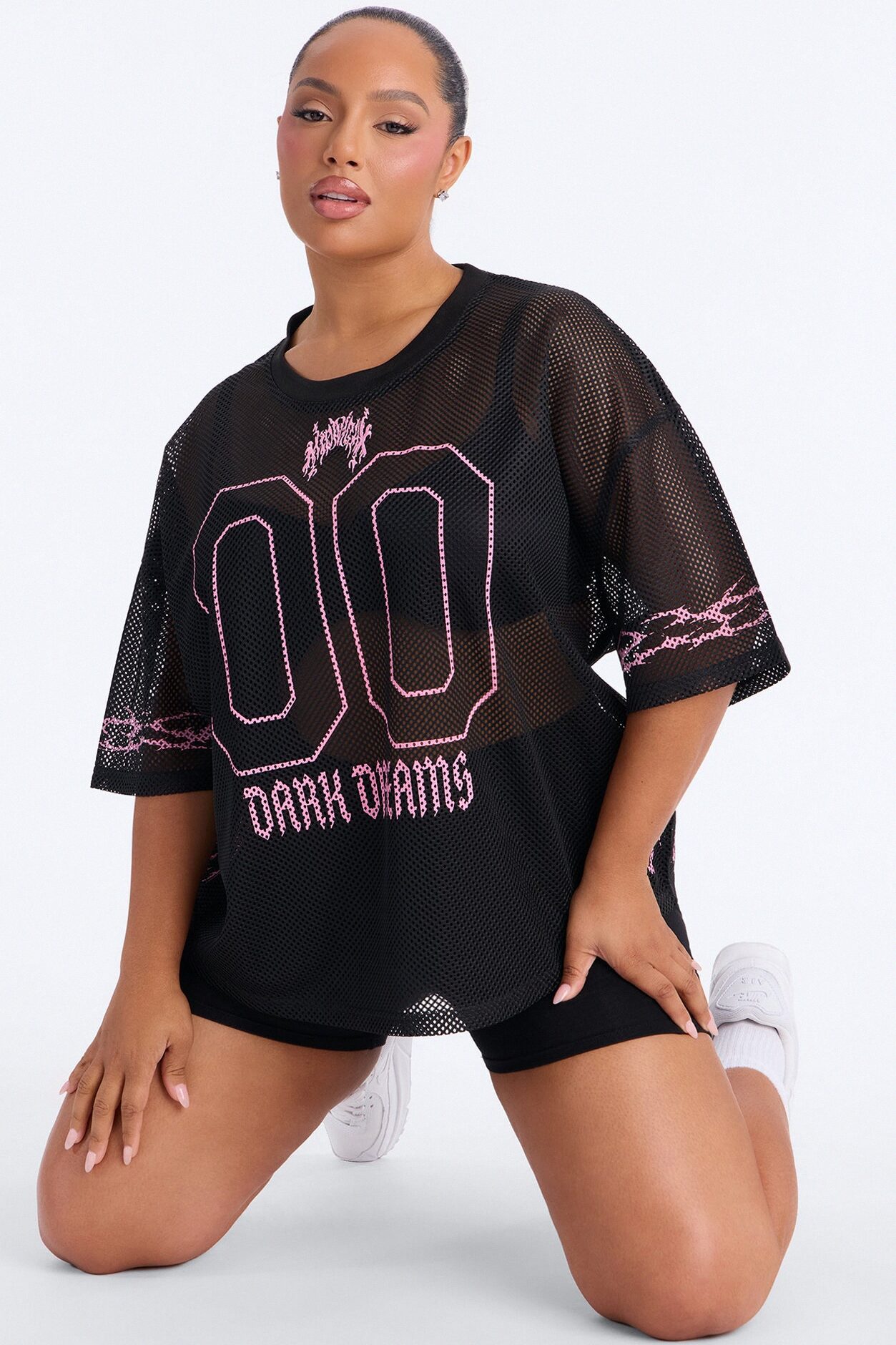 Dark Dreamer Open Mesh Jersey - Black
