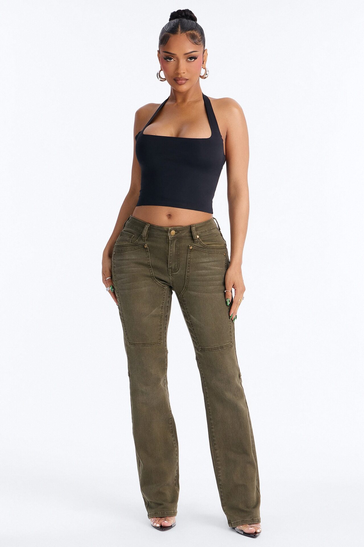 Headed West Straight Leg Pant - Olive