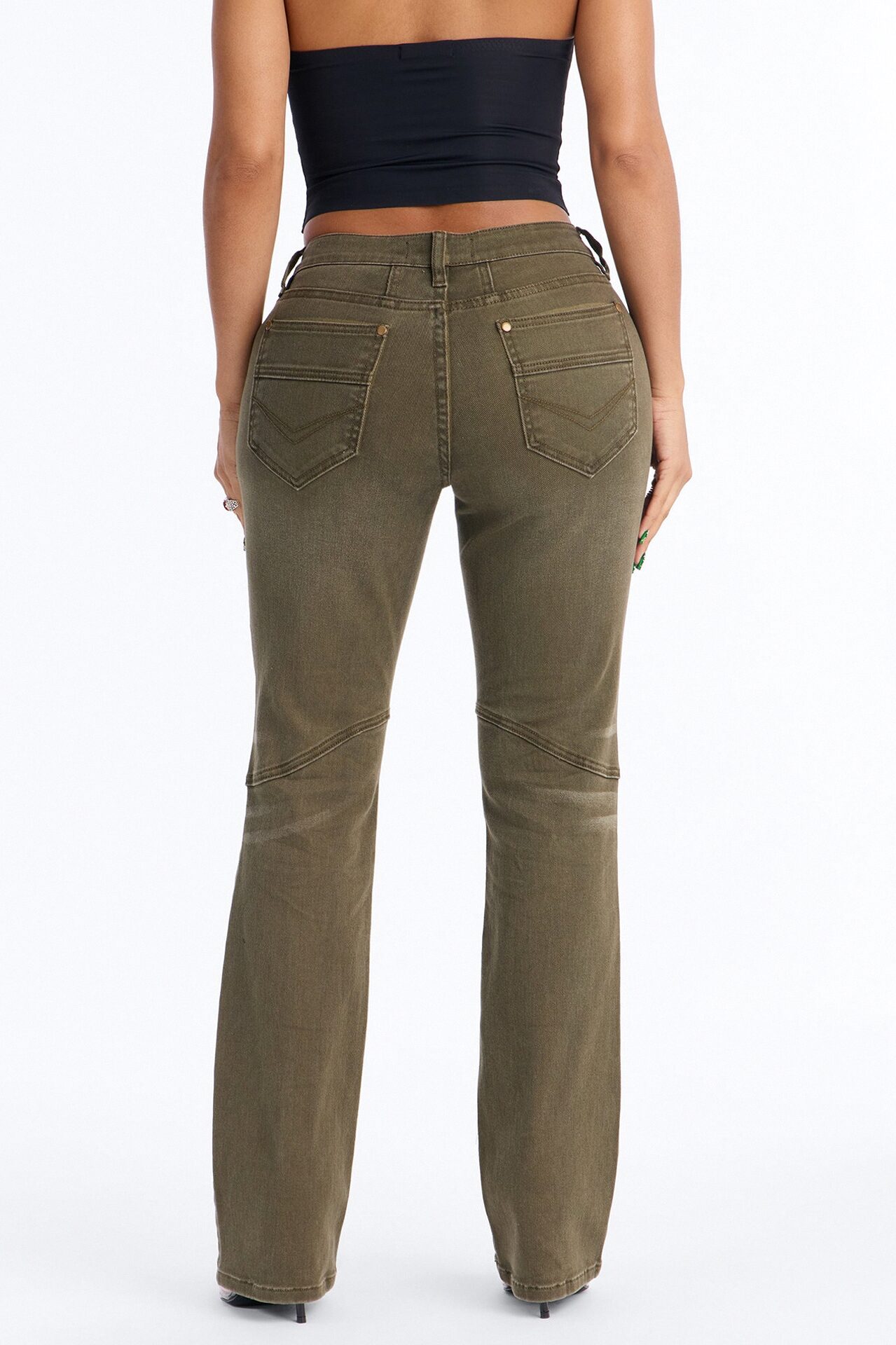 Headed West Straight Leg Pant - Olive