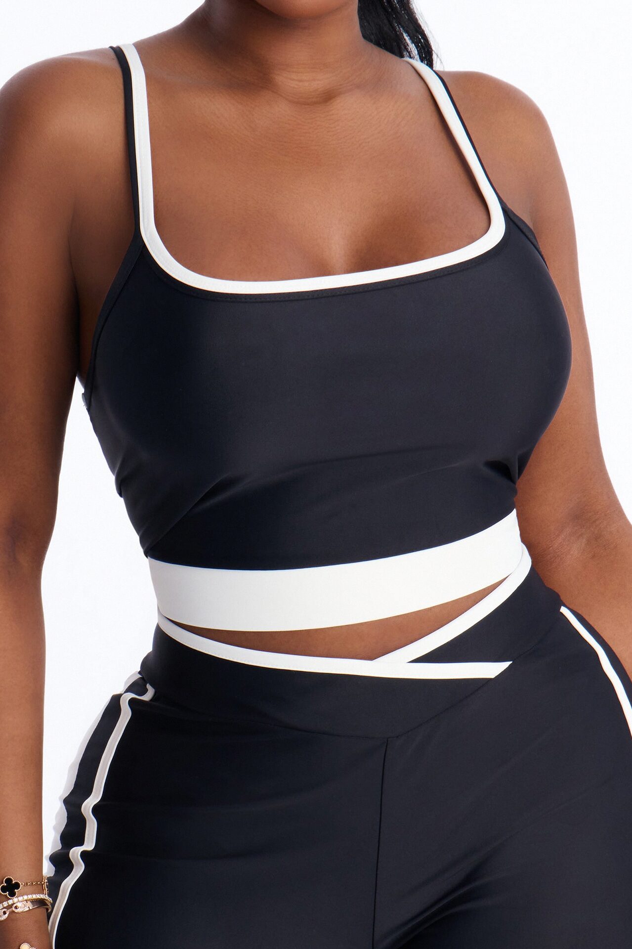 Workout Babe Flare Legging Set - Black