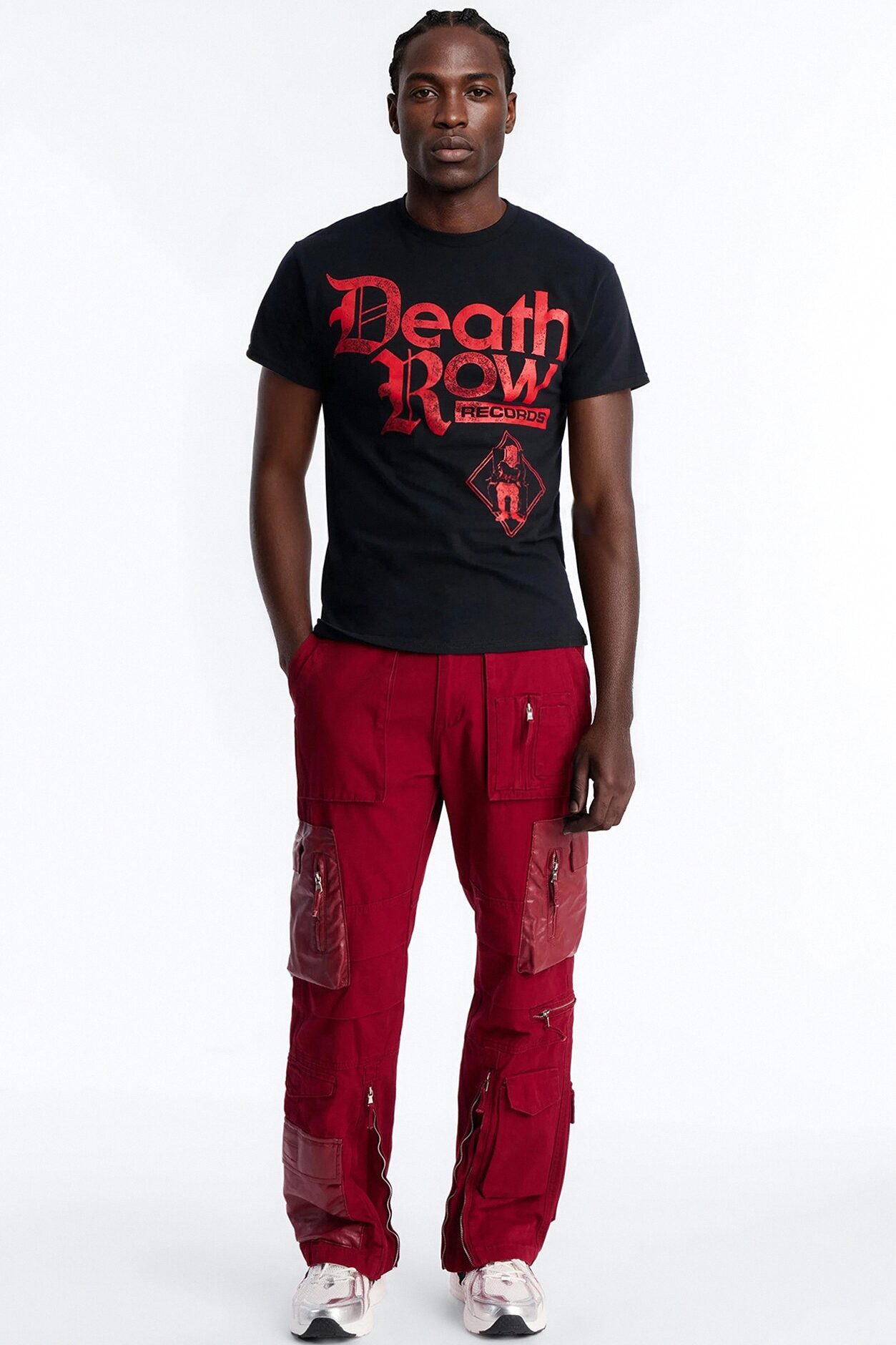 Death Row Records Label Short Sleeve Tee - Black