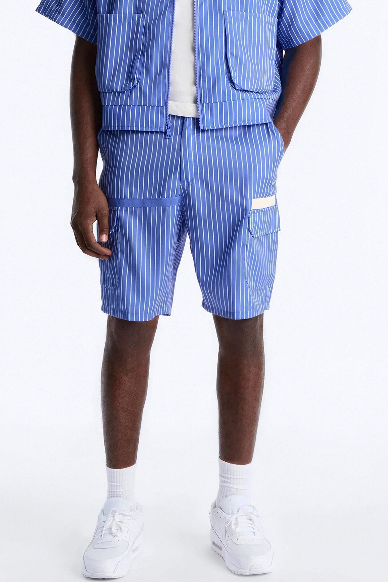 Relaxed Desert Dunes Cargo Short - Blue