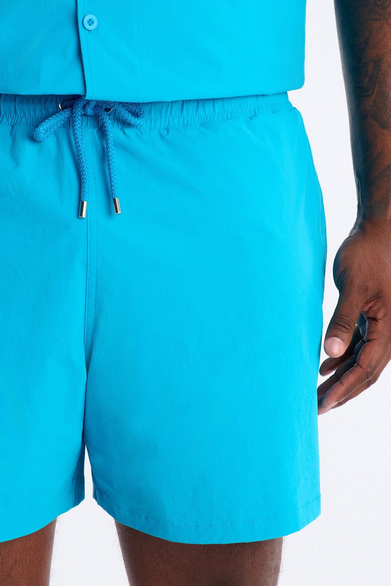 Montez Stretch Swim Trunk 6″ - Blue