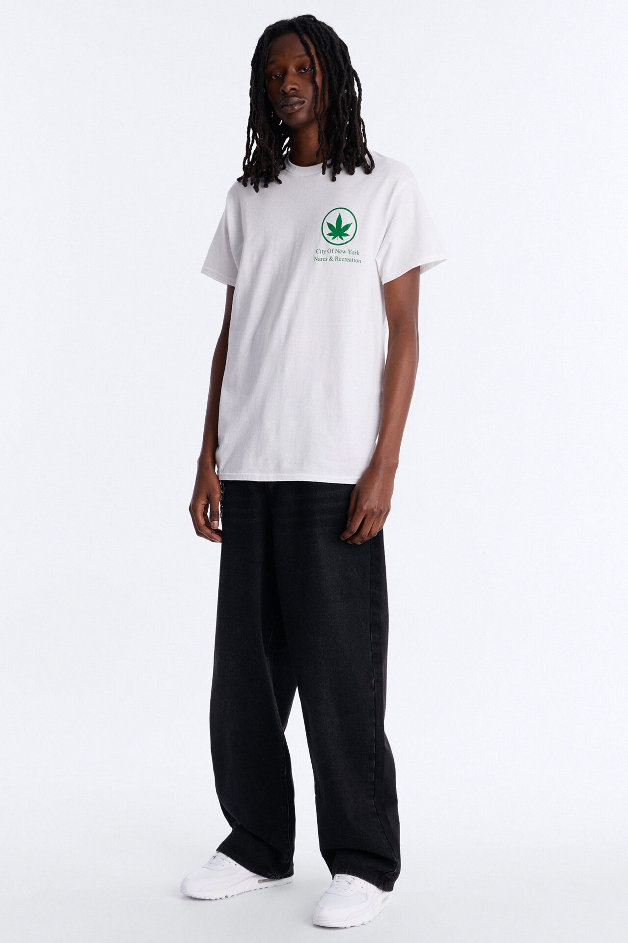 NYC Recreation Vibes Short Sleeve Tee - White