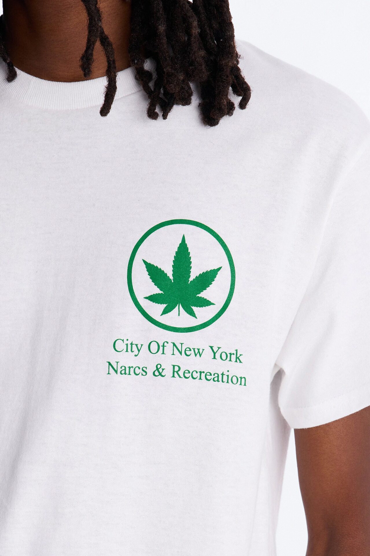 NYC Recreation Vibes Short Sleeve Tee - White