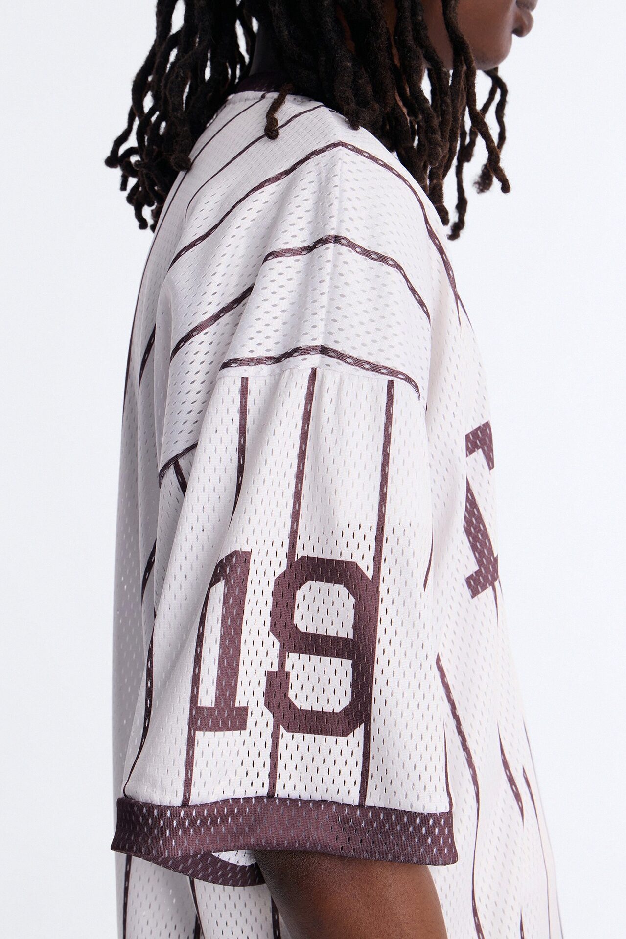 Jersey Fit Tokyo V-Neck Shirt - White