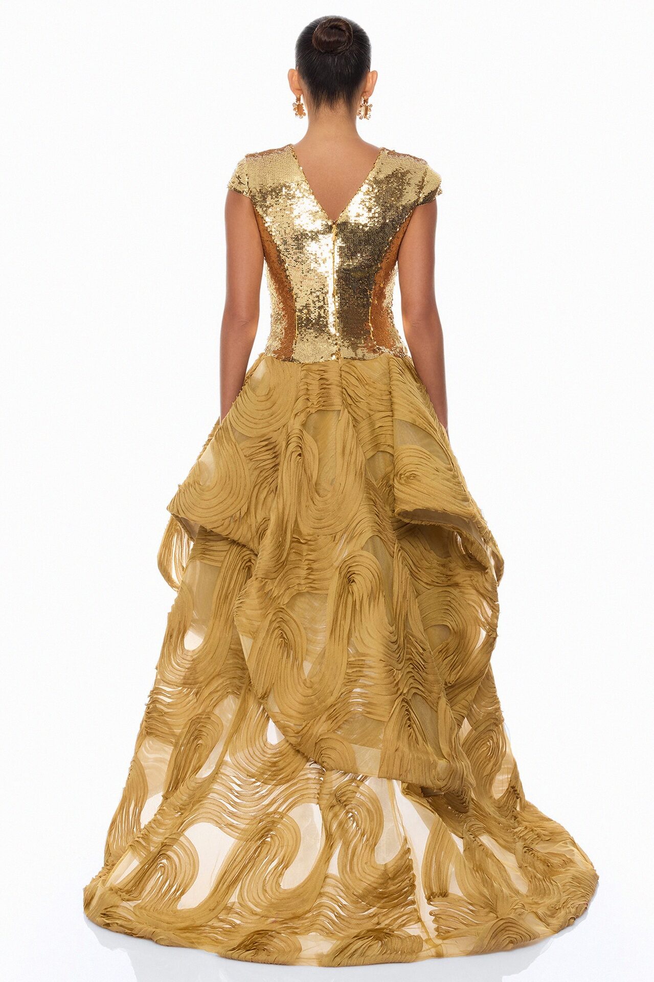 Prized Possession Sequin Mini Dress - Gold