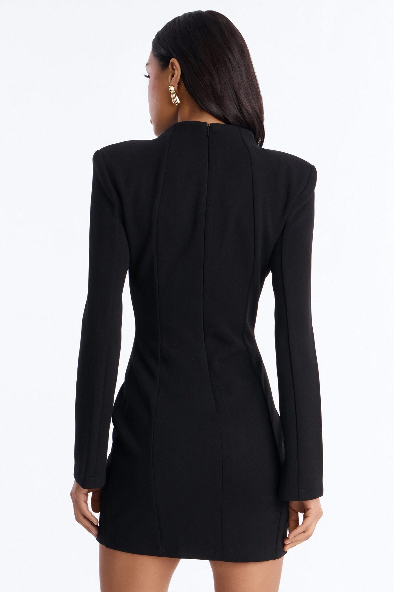 Andrea Cut Out Mini Dress - Black