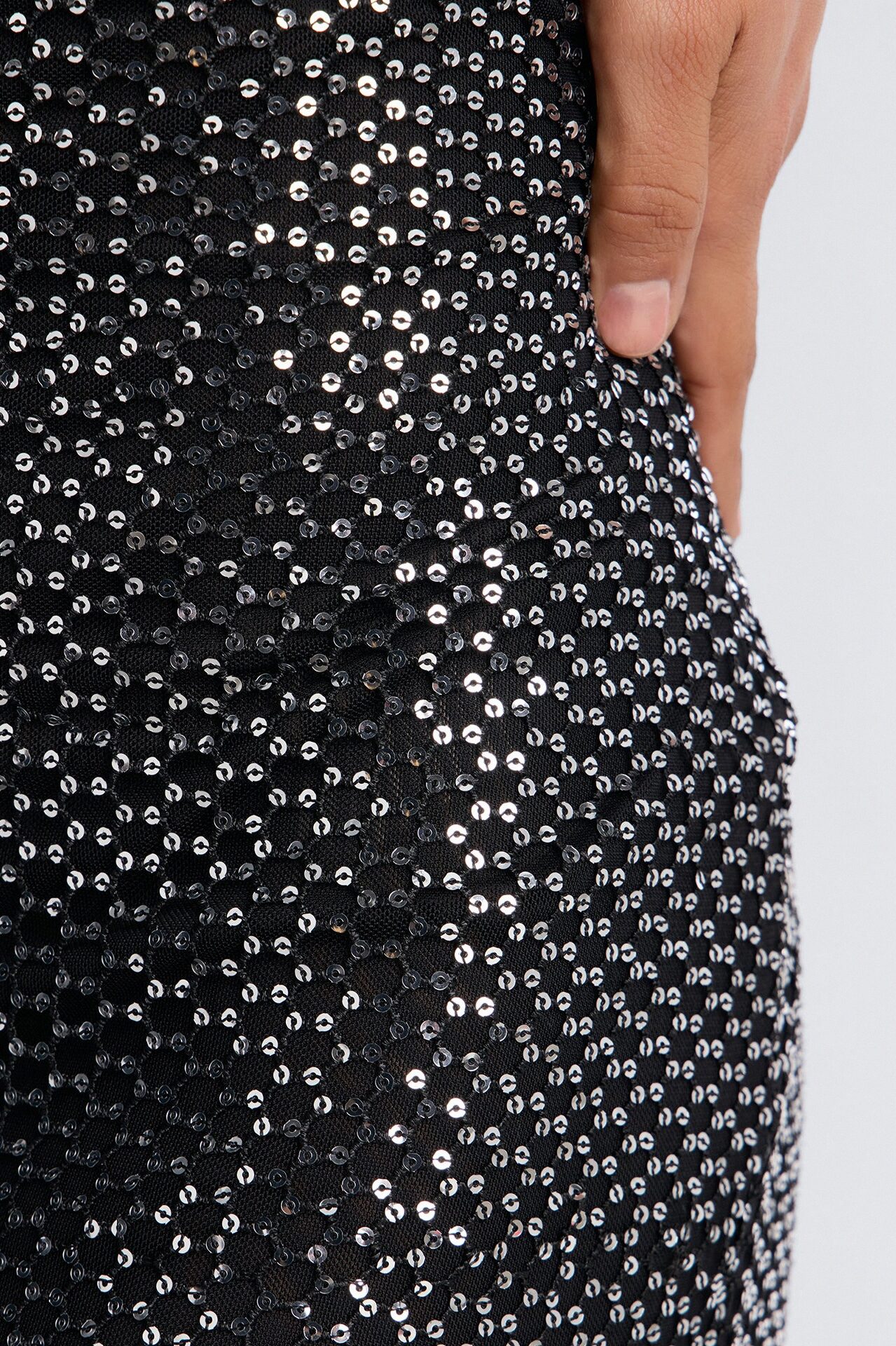 Showstopping Cowl Neck Maxi Dress - Black