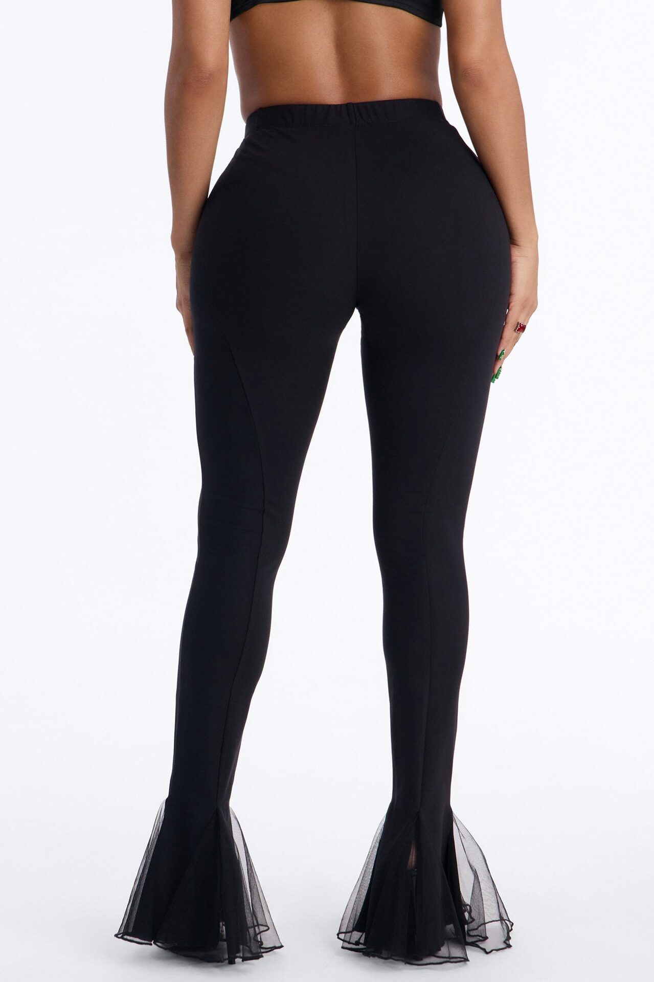 Its My Party Low Rise Flare Legging - Black