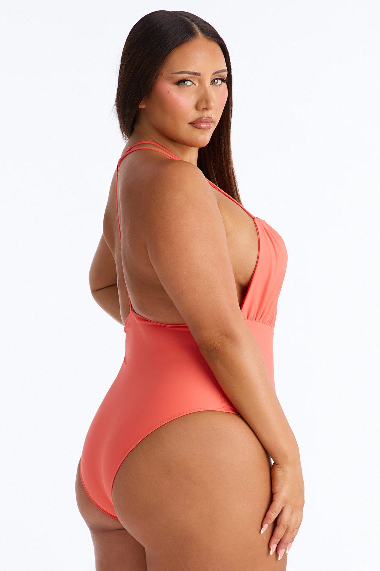 Lagoon Luxe 1 Piece Swimsuit - Coral